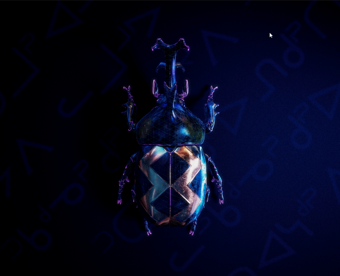 BlueBeetlemania | R&D | Full CG — Иллюстрация, 3D на Dprofile