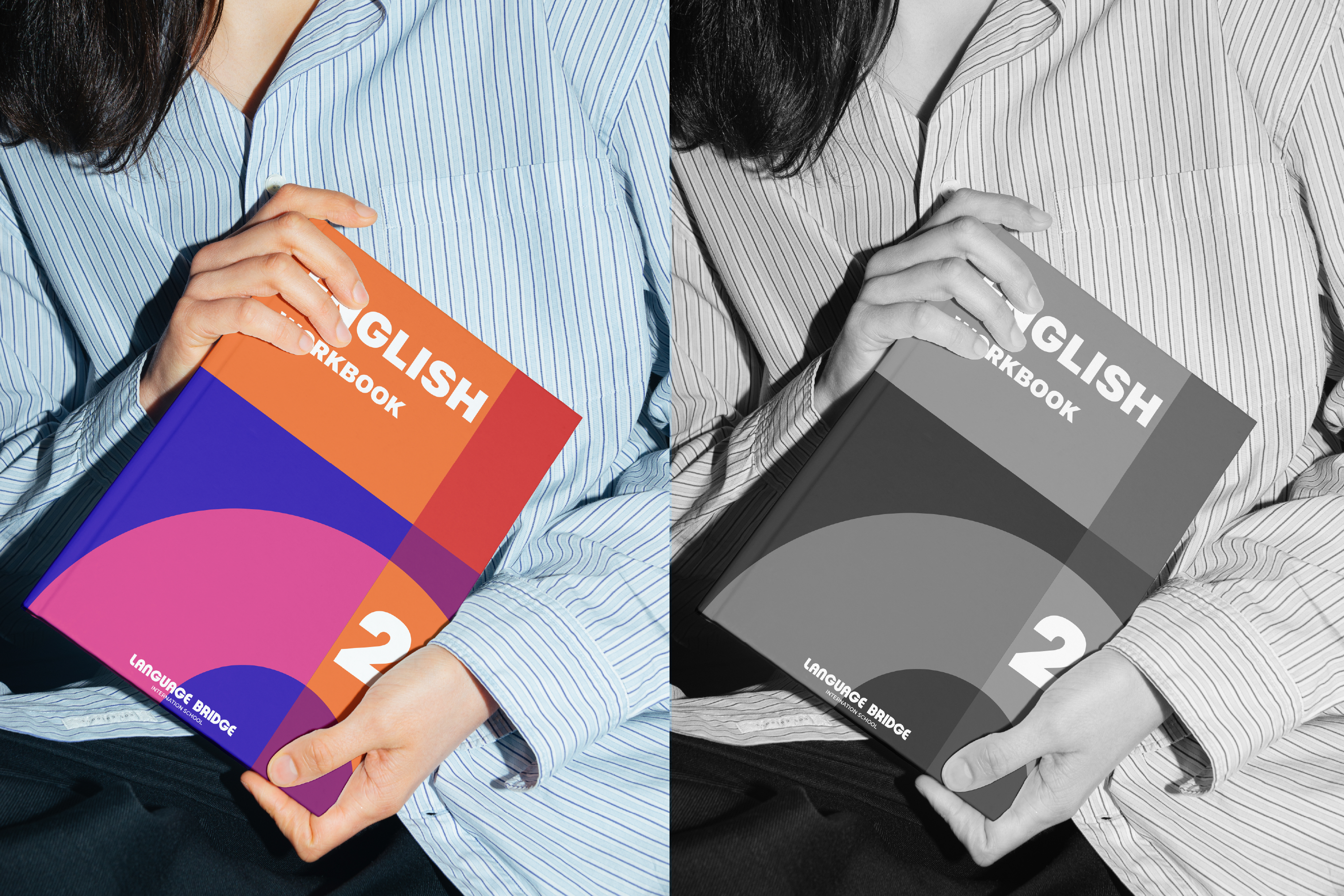 LANGUAGE BRIDGE school /Brand Identity /Фирменный стиль — Изображение №6 — Брендинг, Графика на Dprofile