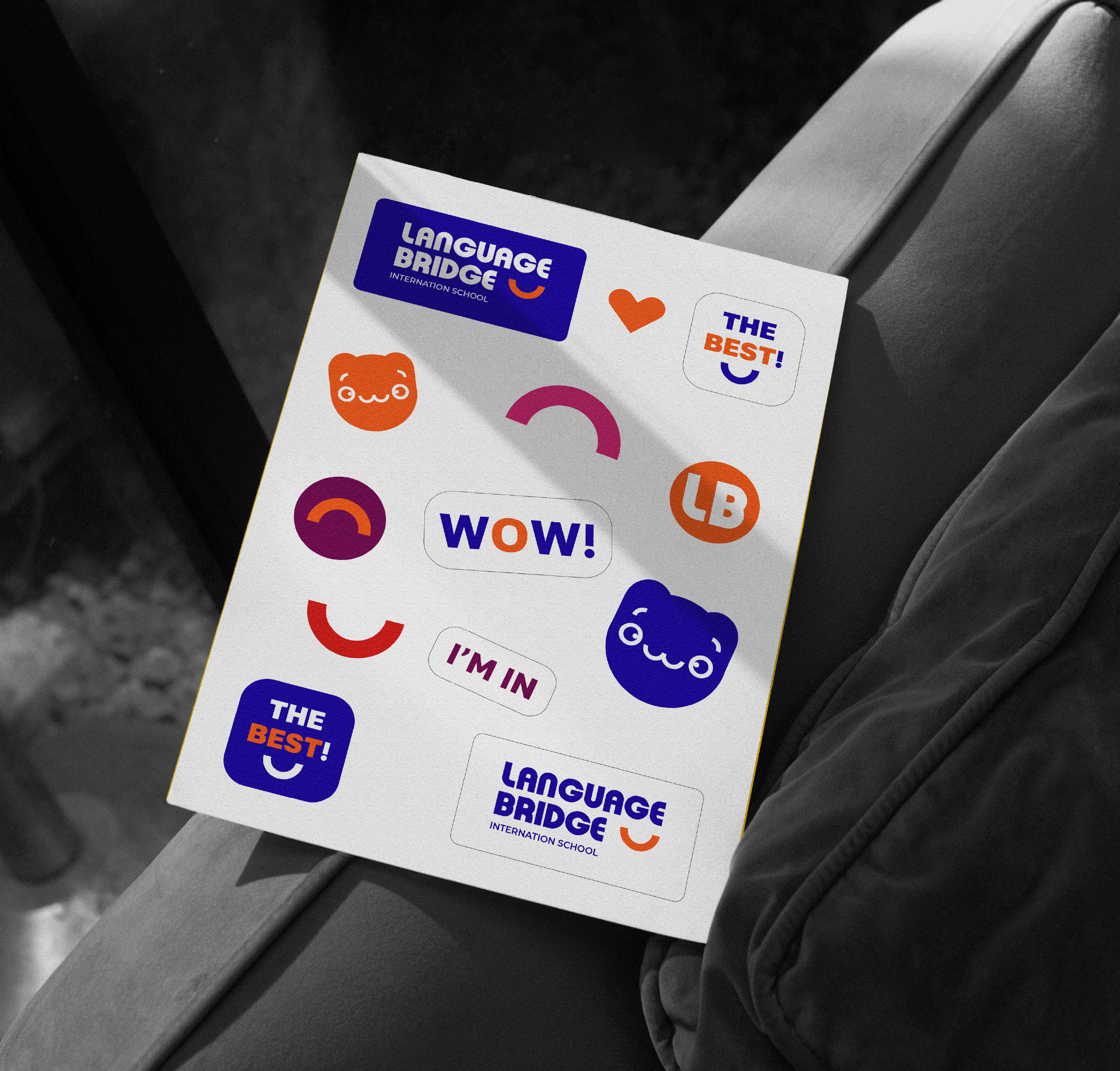 LANGUAGE BRIDGE school /Brand Identity /Фирменный стиль — Изображение №17 — Брендинг, Графика на Dprofile