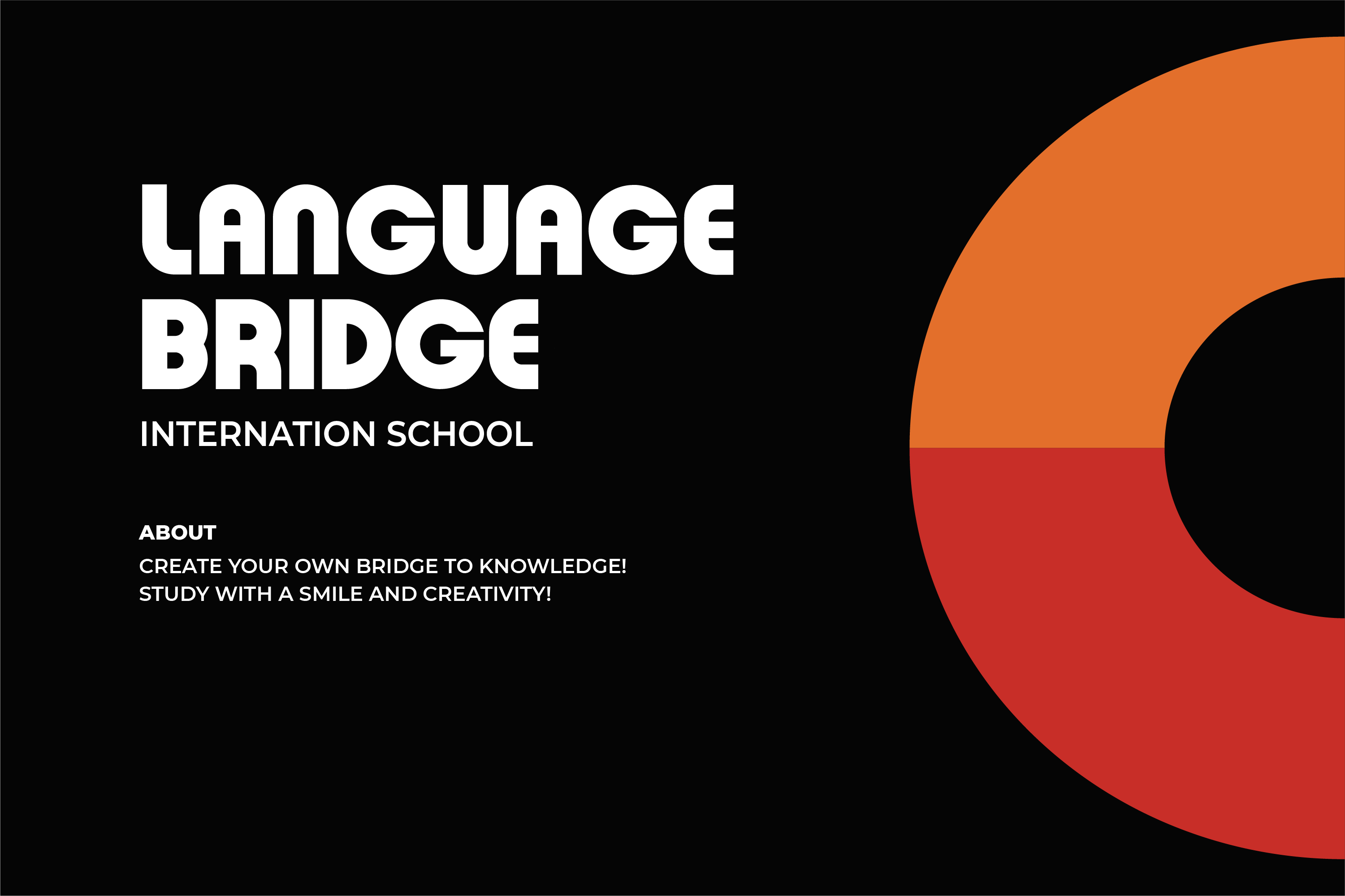 LANGUAGE BRIDGE school /Brand Identity /Фирменный стиль — Изображение №1 — Брендинг, Графика на Dprofile