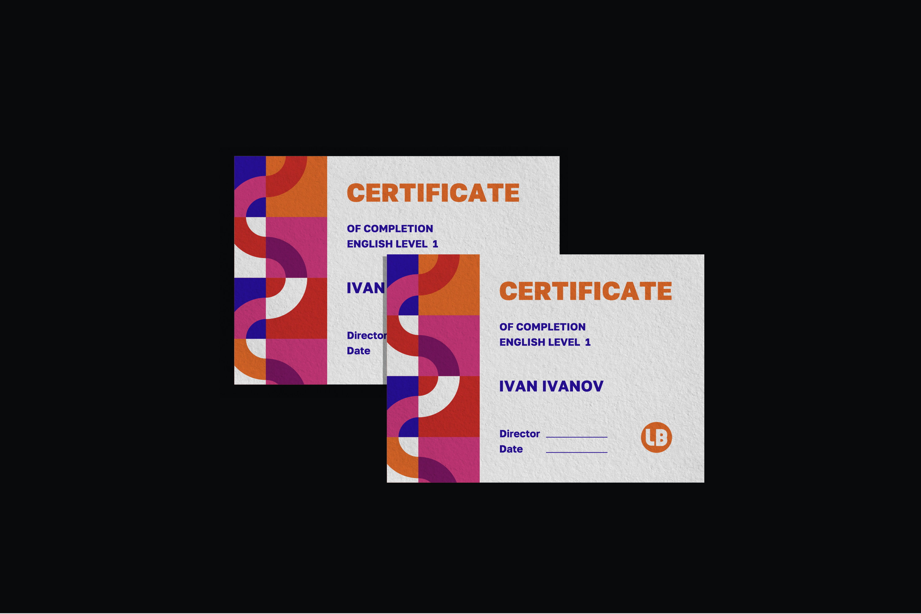 LANGUAGE BRIDGE school /Brand Identity /Фирменный стиль — Изображение №13 — Брендинг, Графика на Dprofile