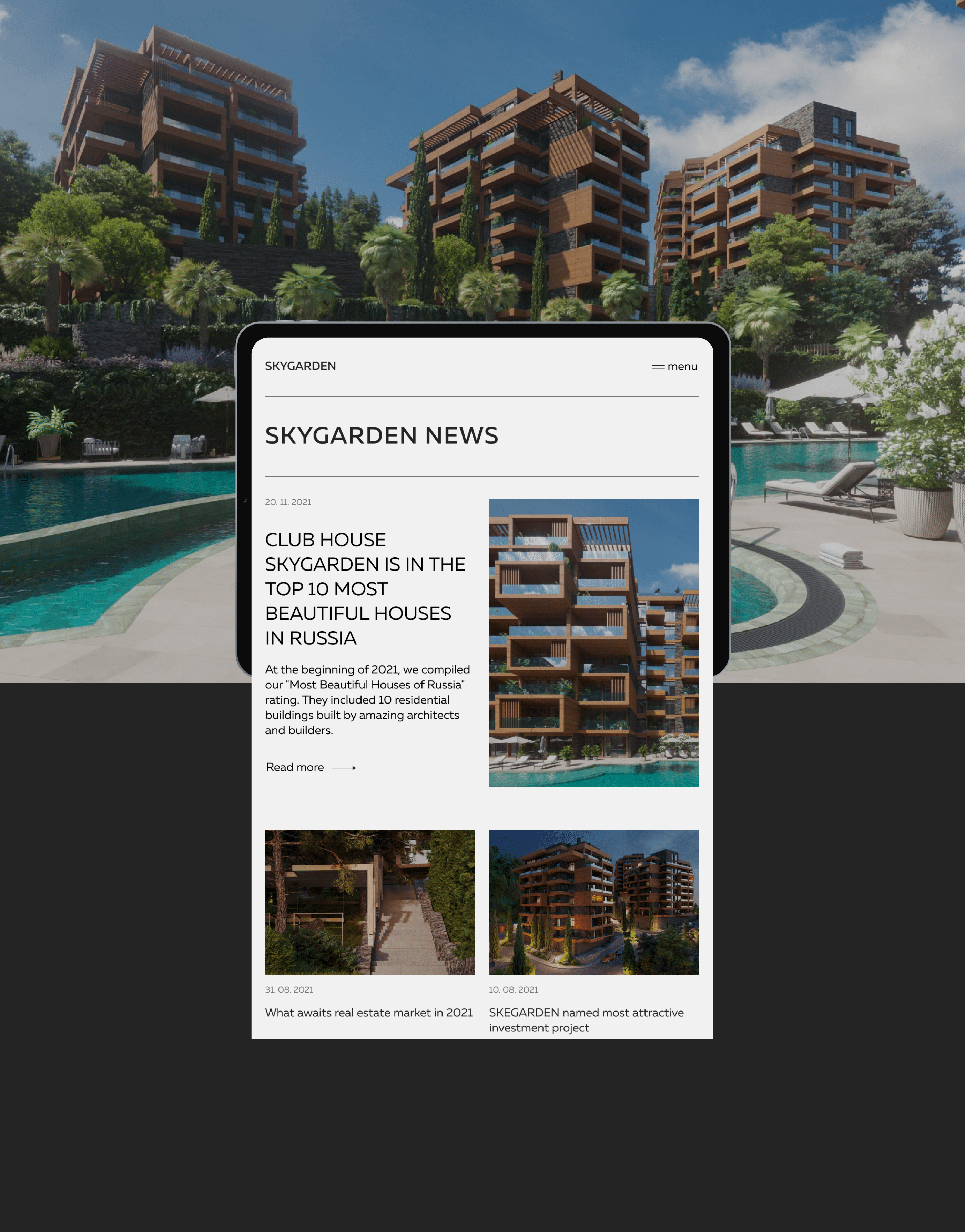 Skygarden real estate (website) — Изображение №12 — Интерфейсы на Dprofile