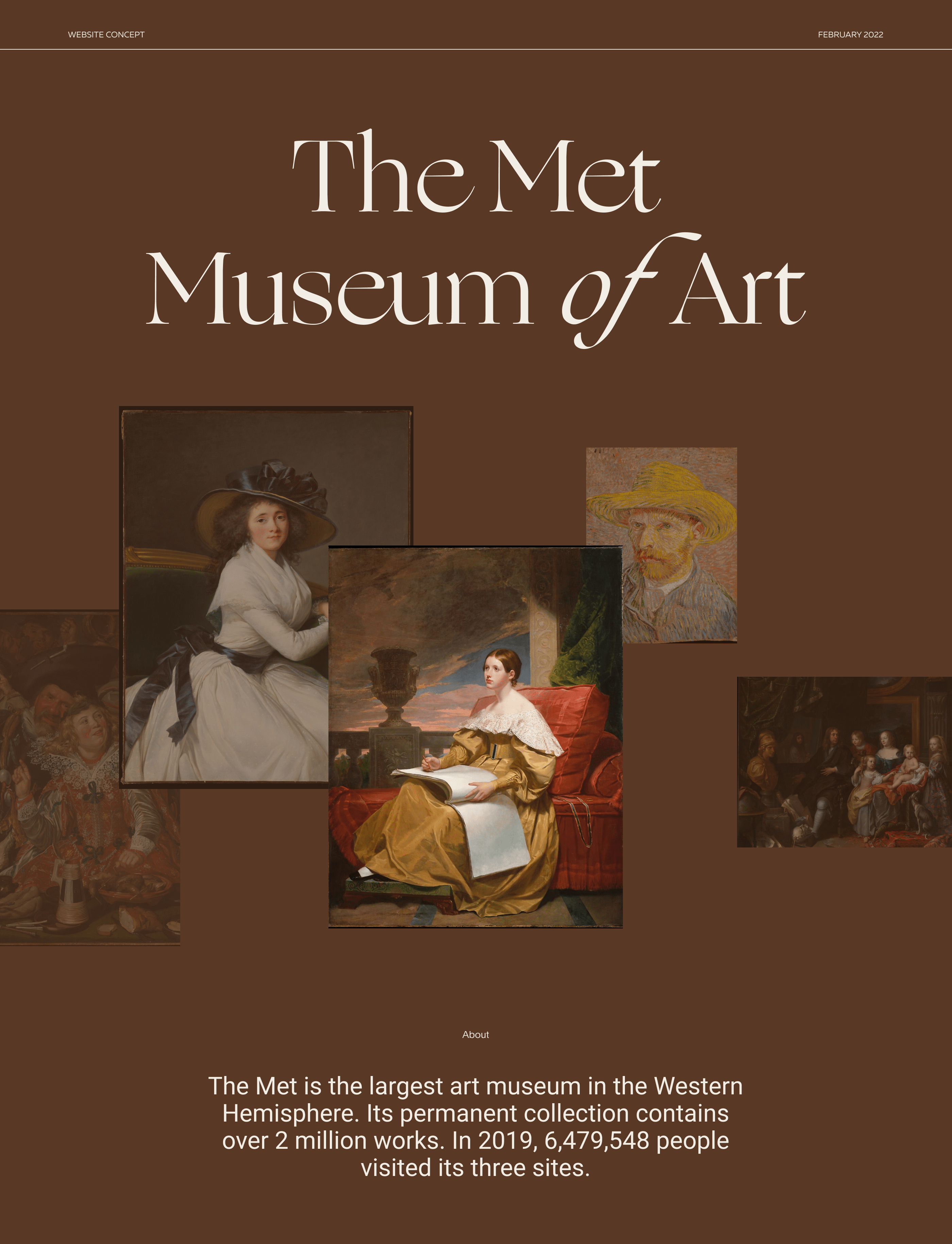 The Met Museum of Art - redesign concept — Изображение №1 — Интерфейсы, Анимация на Dprofile