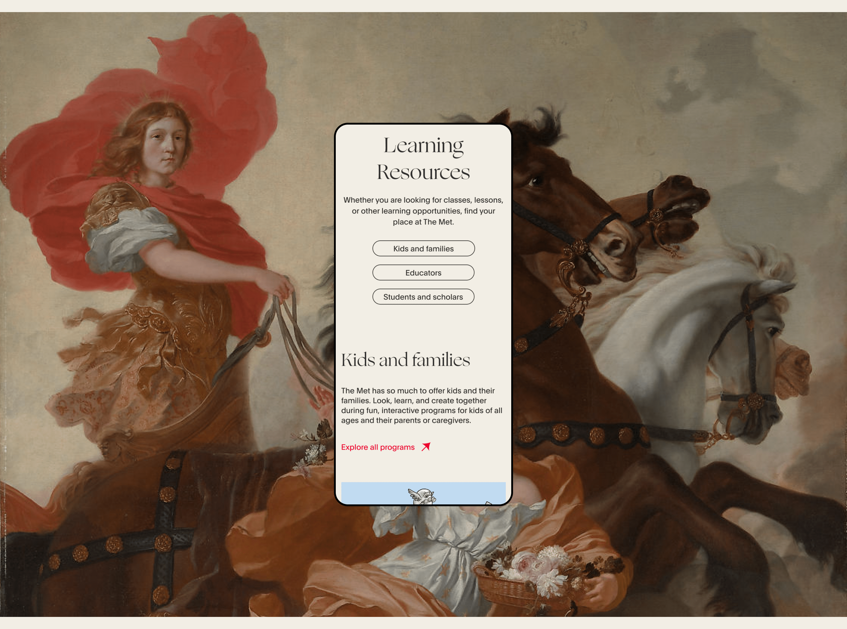 The Met Museum of Art - redesign concept — Изображение №21 — Интерфейсы, Анимация на Dprofile