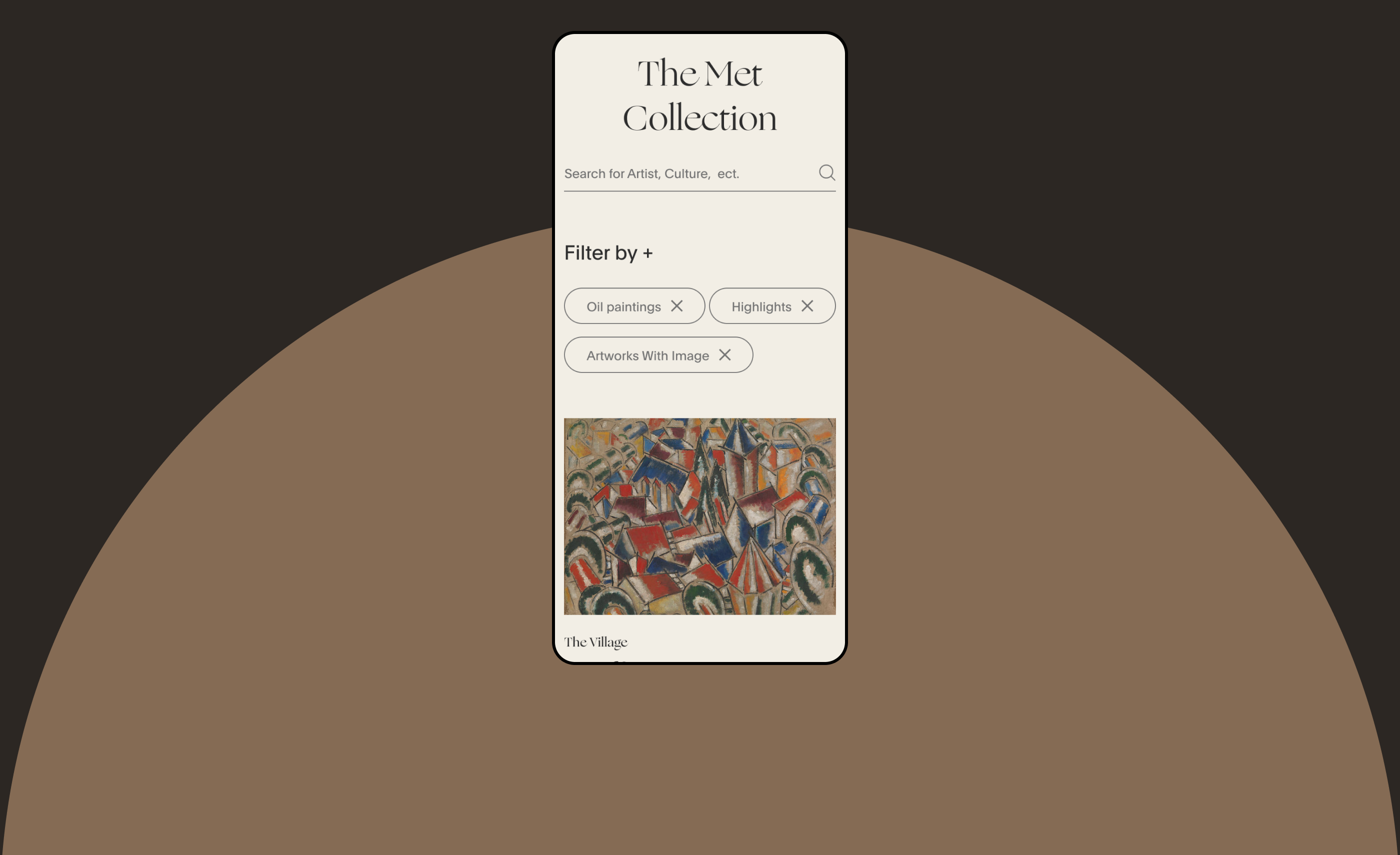 The Met Museum of Art - redesign concept — Изображение №11 — Интерфейсы, Анимация на Dprofile