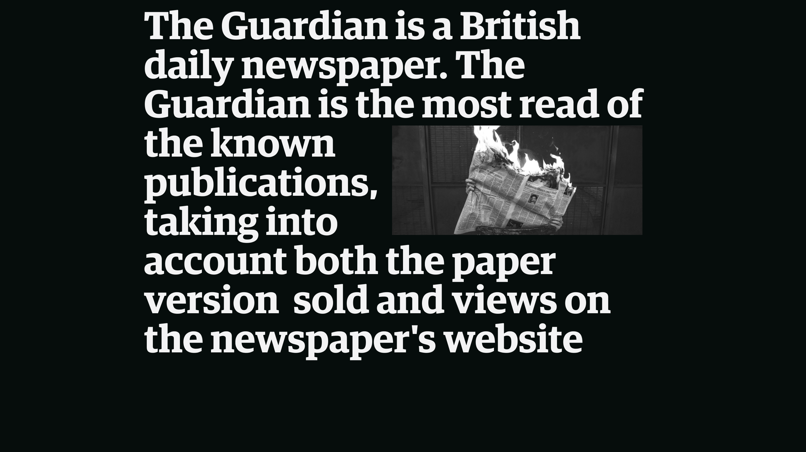 The Guardian News — Изображение №2 — Интерфейсы на Dprofile