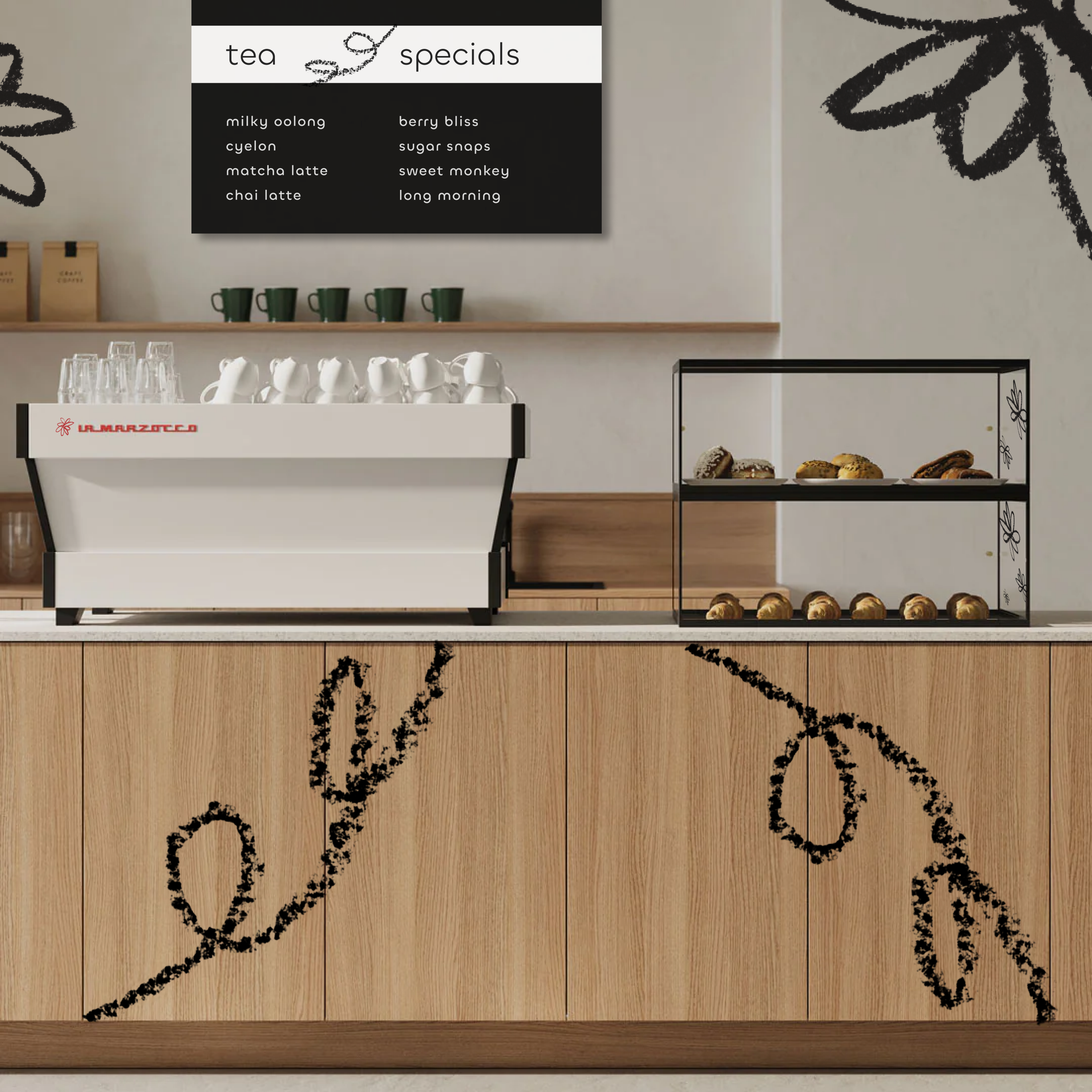 Айдентика кофейни — Изображение №1 — Графика на Dprofile