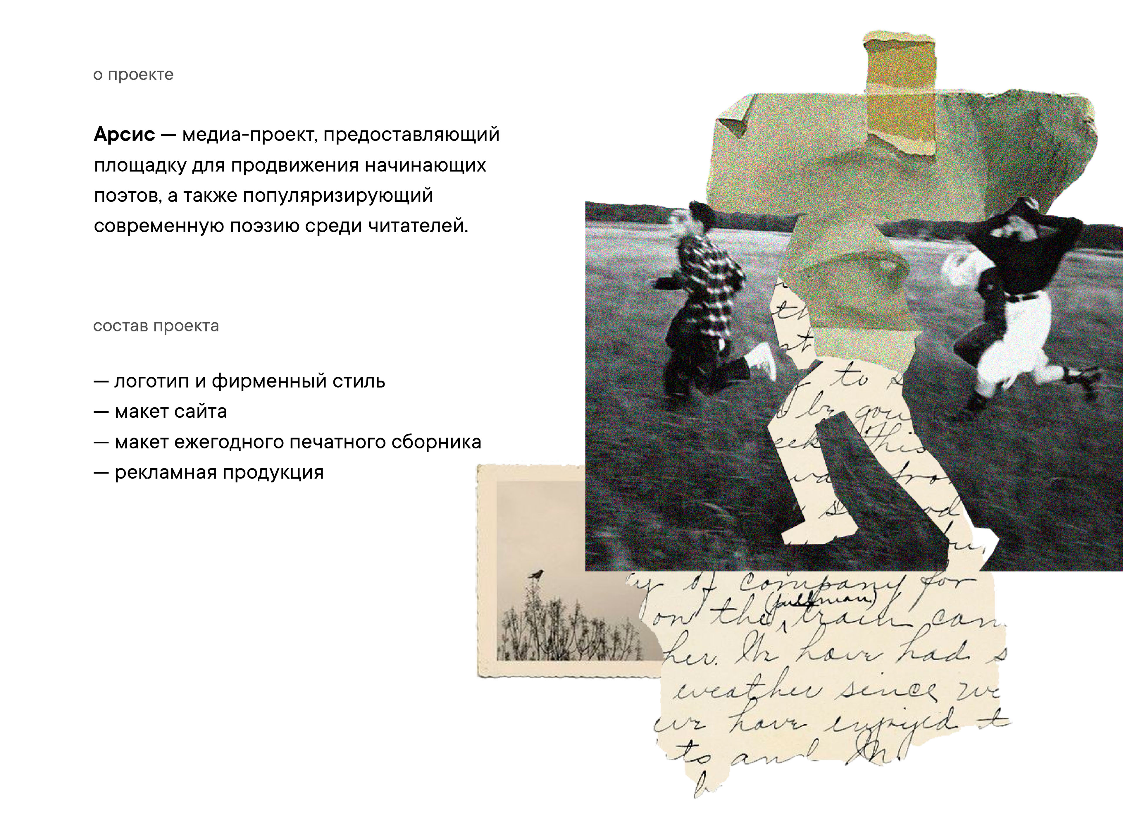 арсис медиа-проект о современной поэзии — Изображение №3 — Интерфейсы, Брендинг на Dprofile