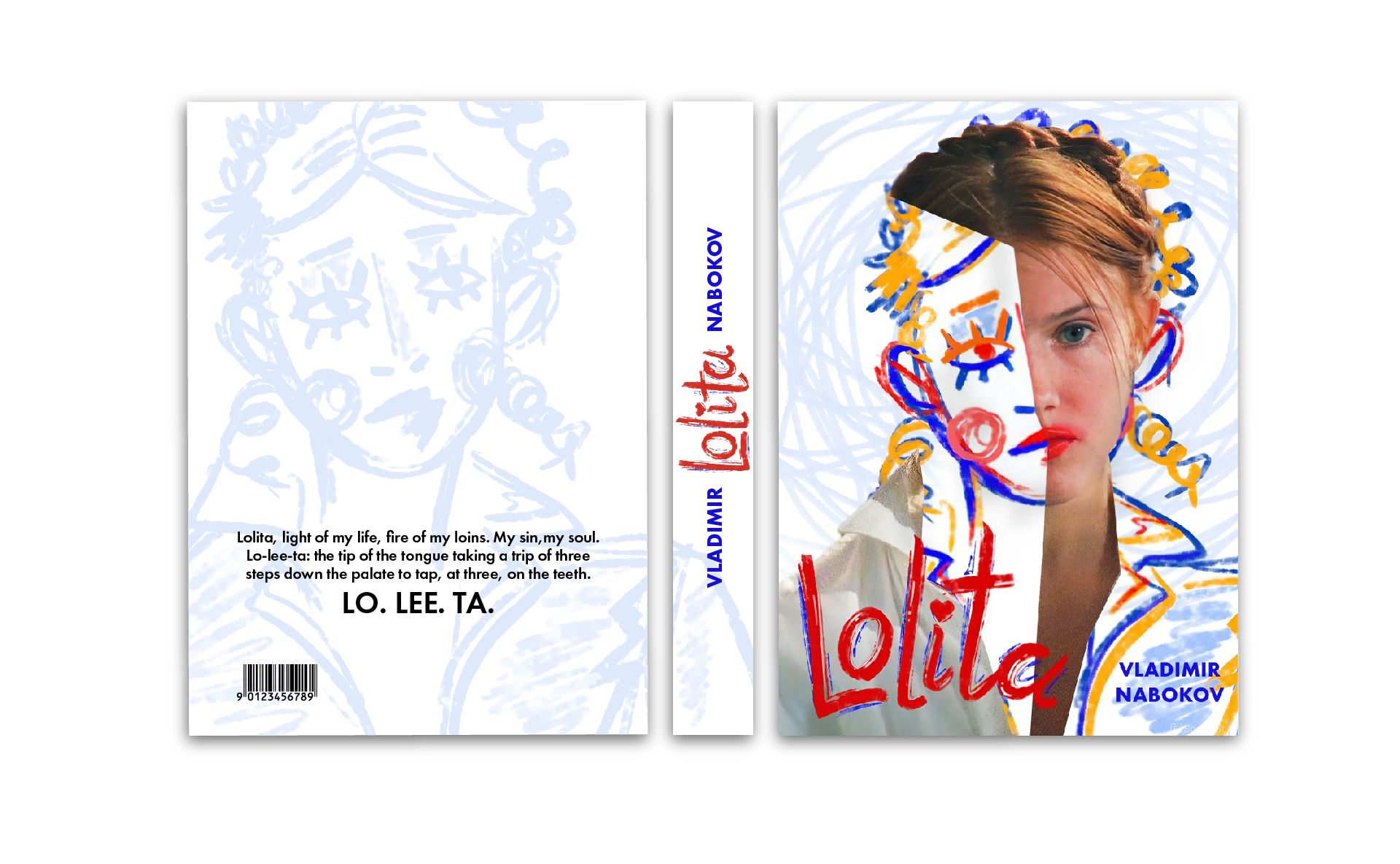 Дизайн обложки книги «Лолита» Владимира Набокова — Изображение №3 — Графика на Dprofile