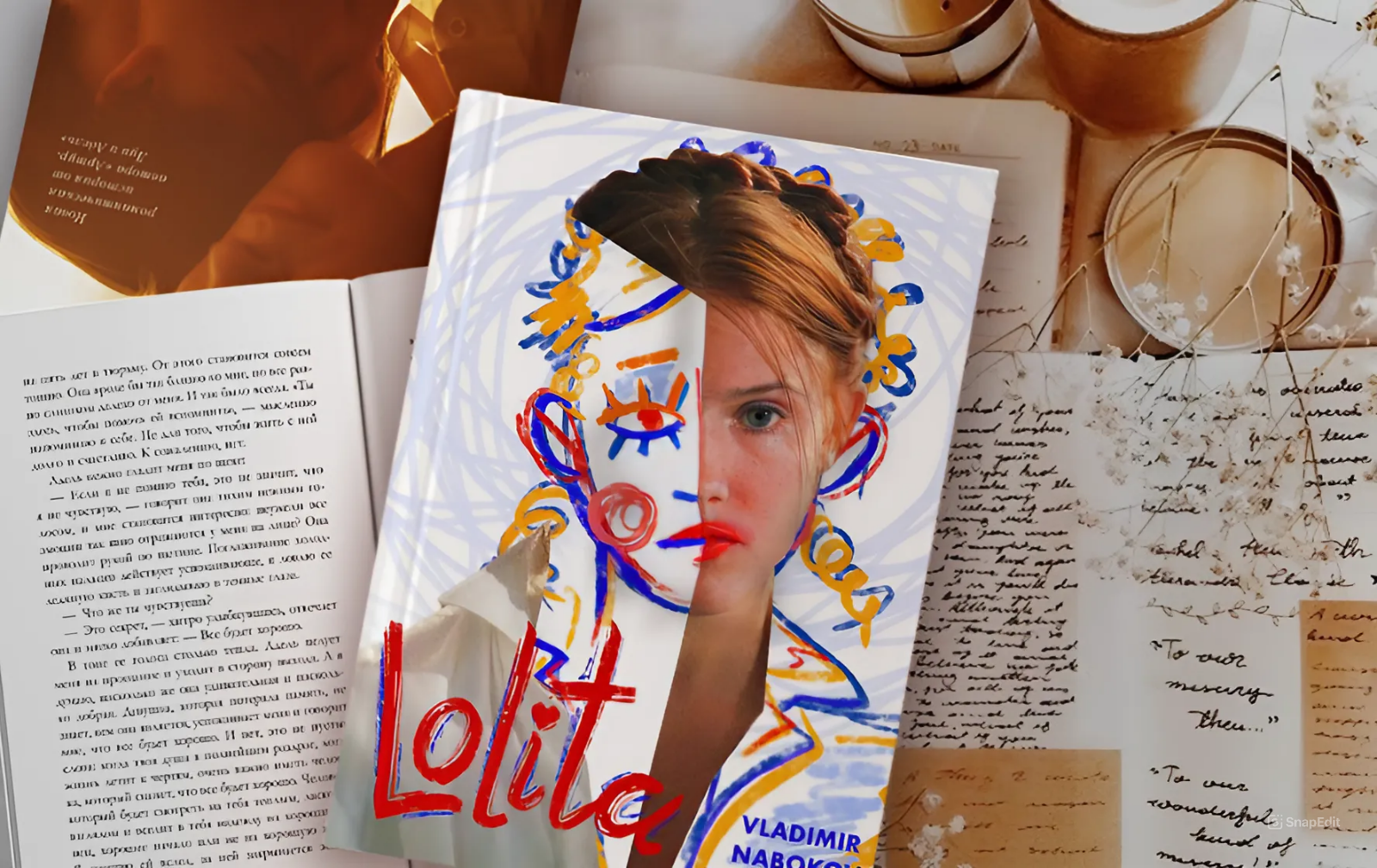 Дизайн обложки книги «Лолита» Владимира Набокова — Изображение №4 — Графика на Dprofile