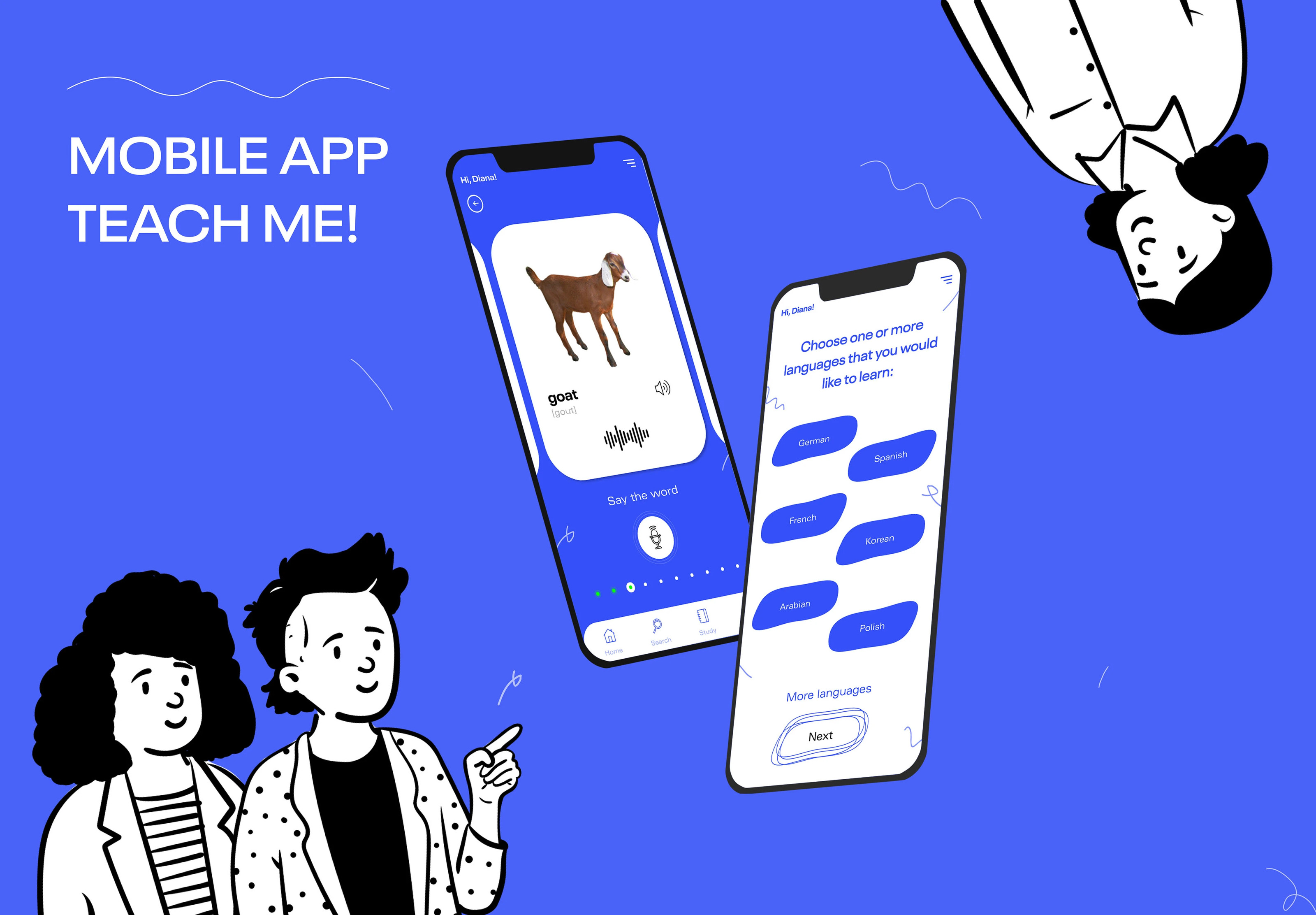 Mobile app "Teach me!" (2021) — Изображение №1 — Интерфейсы на Dprofile