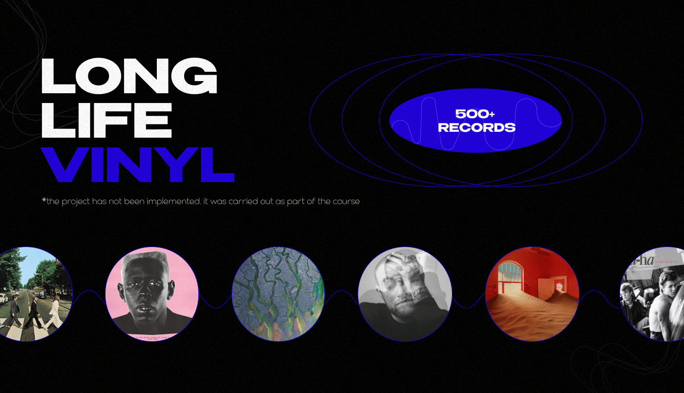 VYNIL STORE (online store) (2022) — Изображение №1 — Интерфейсы на Dprofile