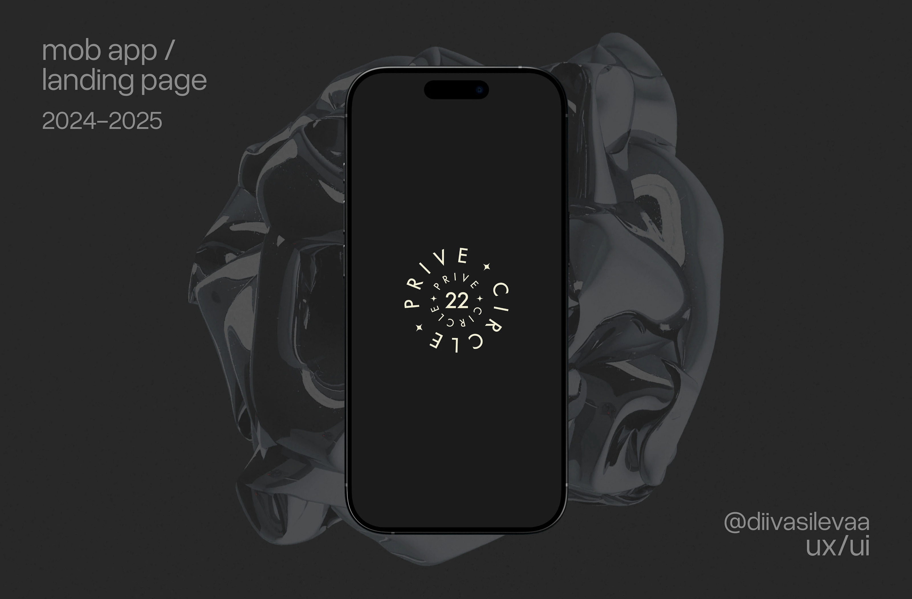 Landing page&mobile app for 22Prive (2024-2025) — Изображение №1 — Интерфейсы на Dprofile