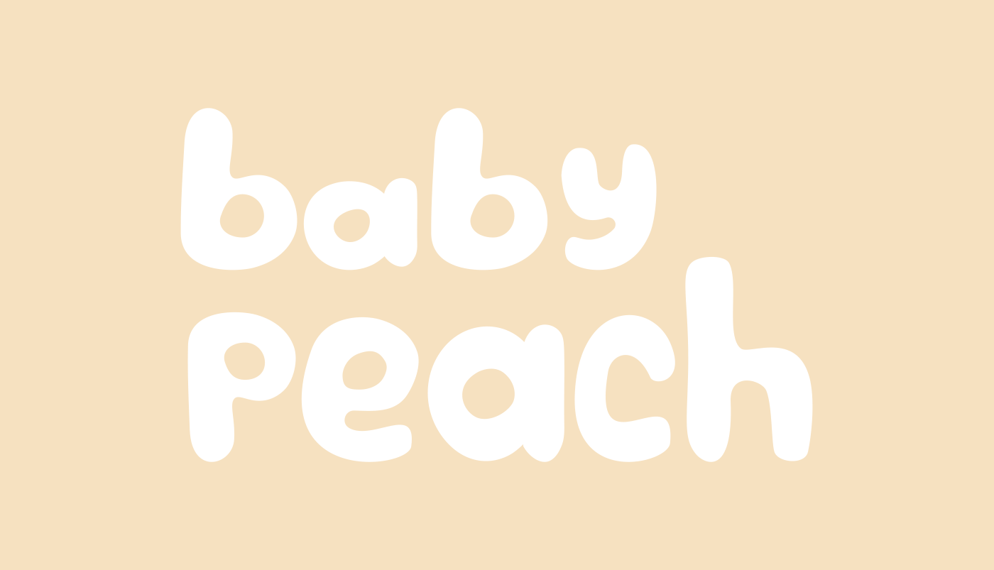 baby peach | identity for a children's clothing brand — Изображение №1 — Брендинг, Графика на Dprofile
