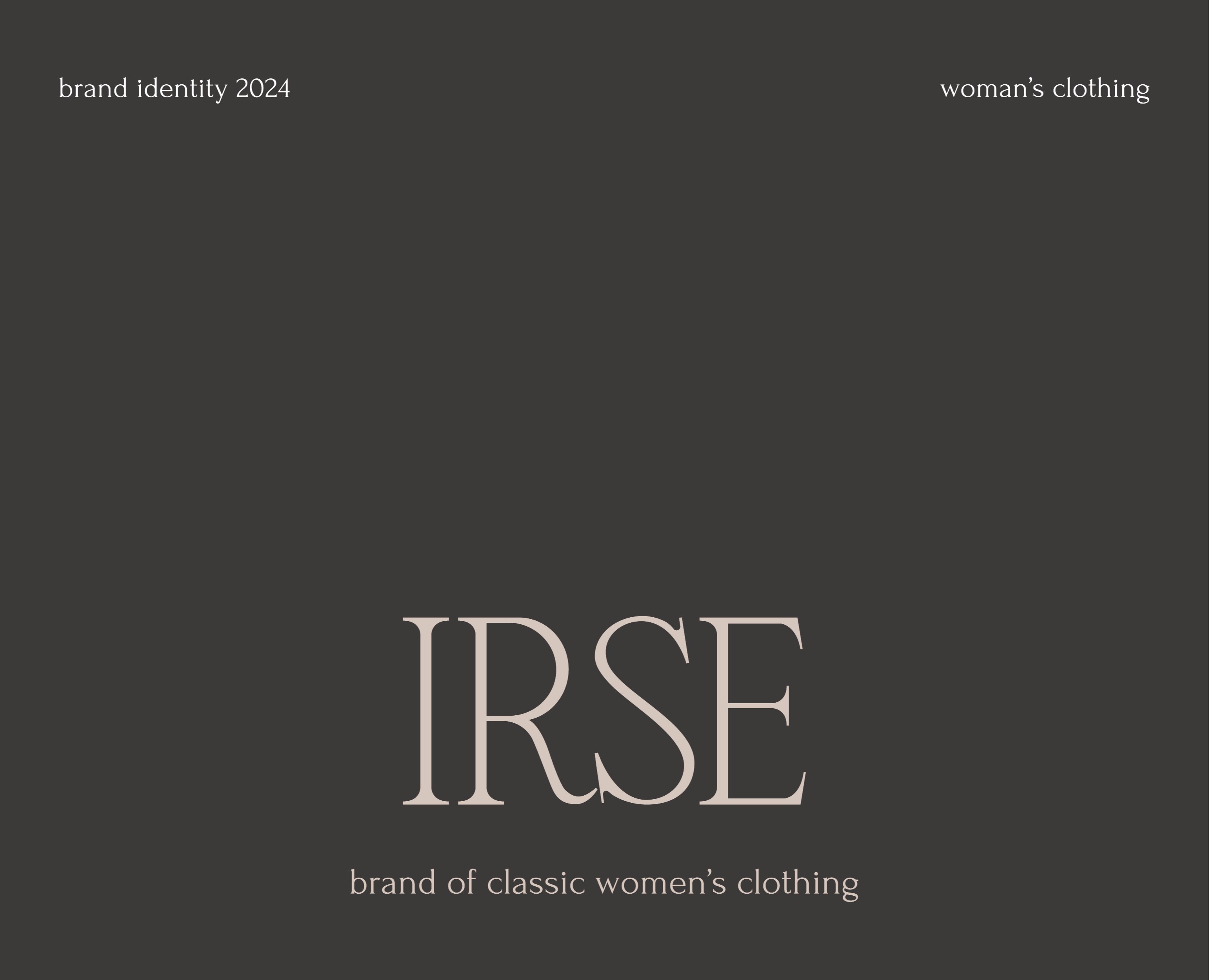 IRSE | women's clothing brand — Брендинг, Графика на Dprofile