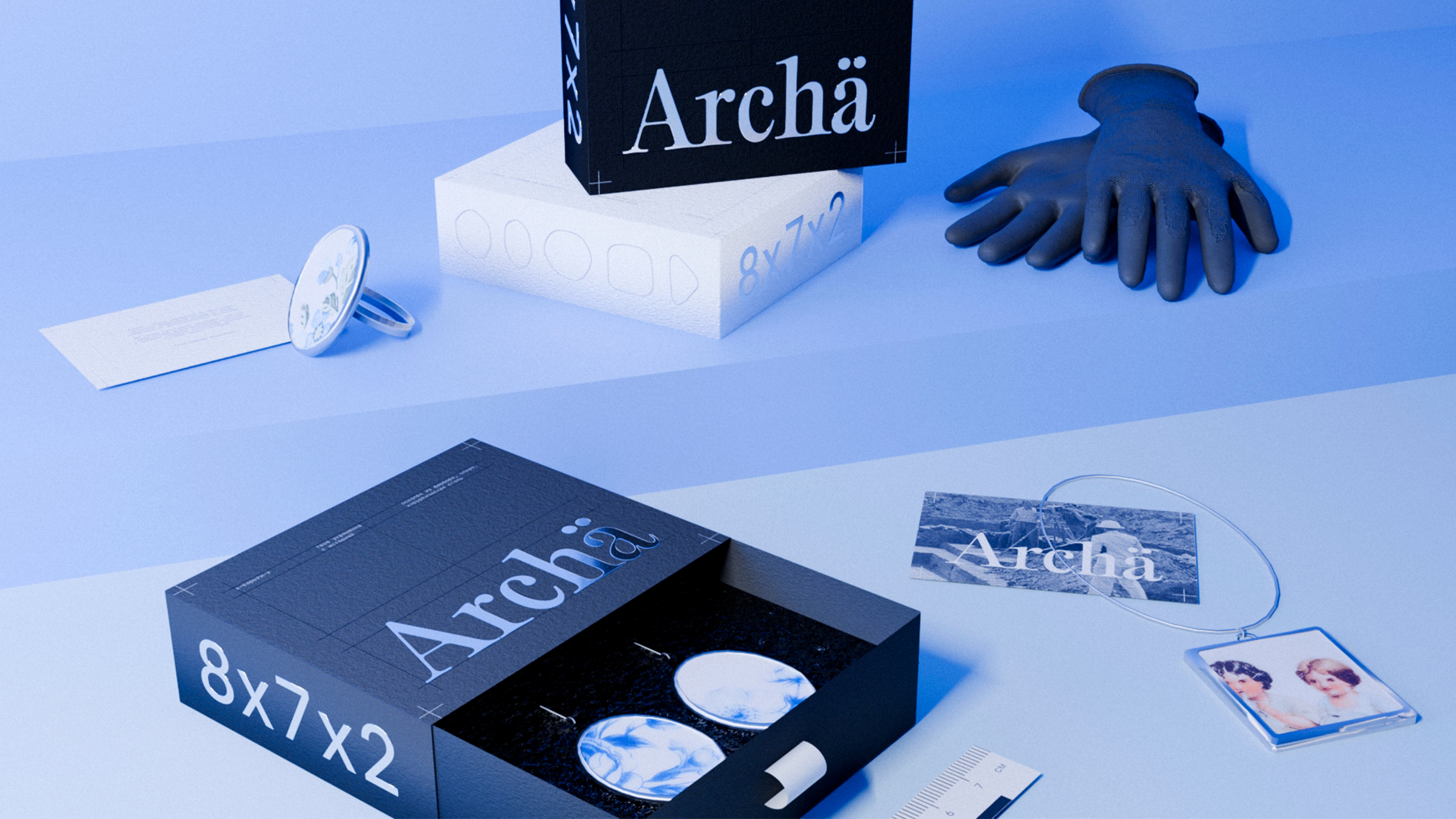 Бренд украшений «Archä» — Изображение №8 — Брендинг, 3D на Dprofile