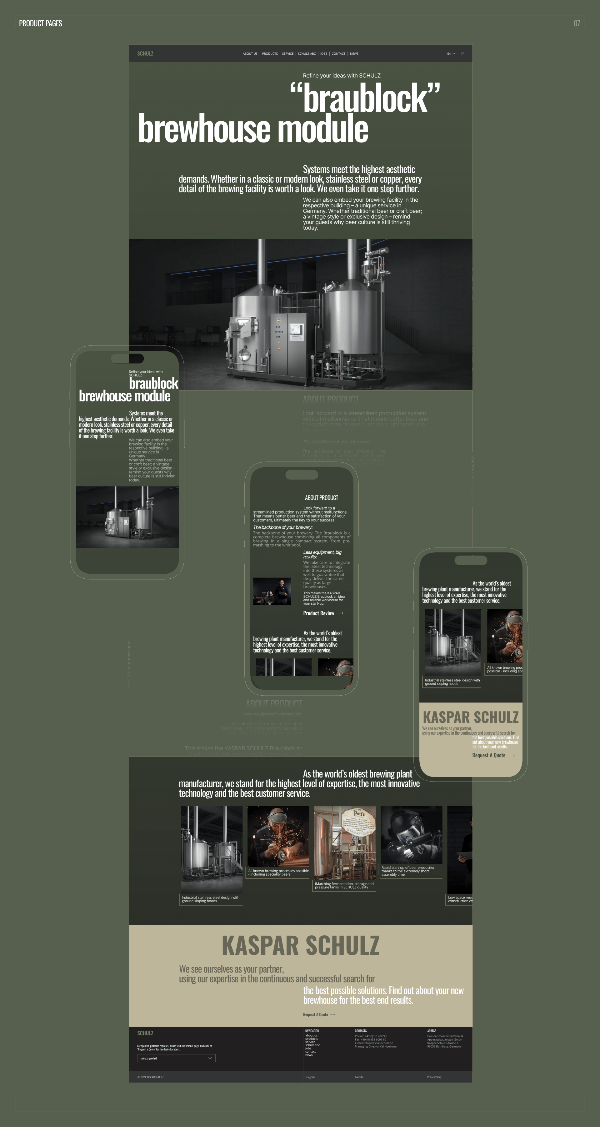 SCHULZ - ux/ui redesign concept — Изображение №7 — Интерфейсы, Брендинг на Dprofile