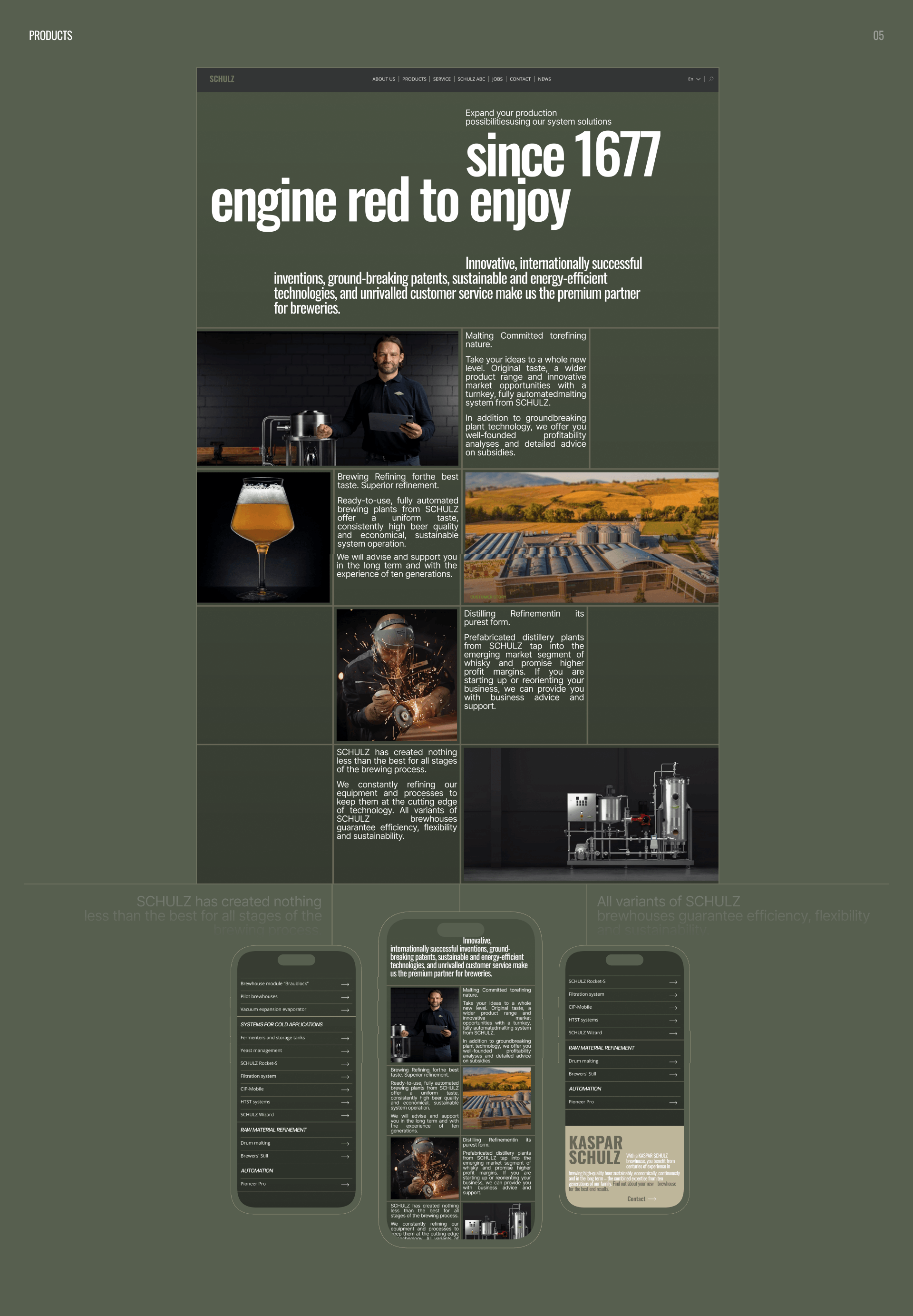 SCHULZ - ux/ui redesign concept — Изображение №5 — Интерфейсы, Брендинг на Dprofile