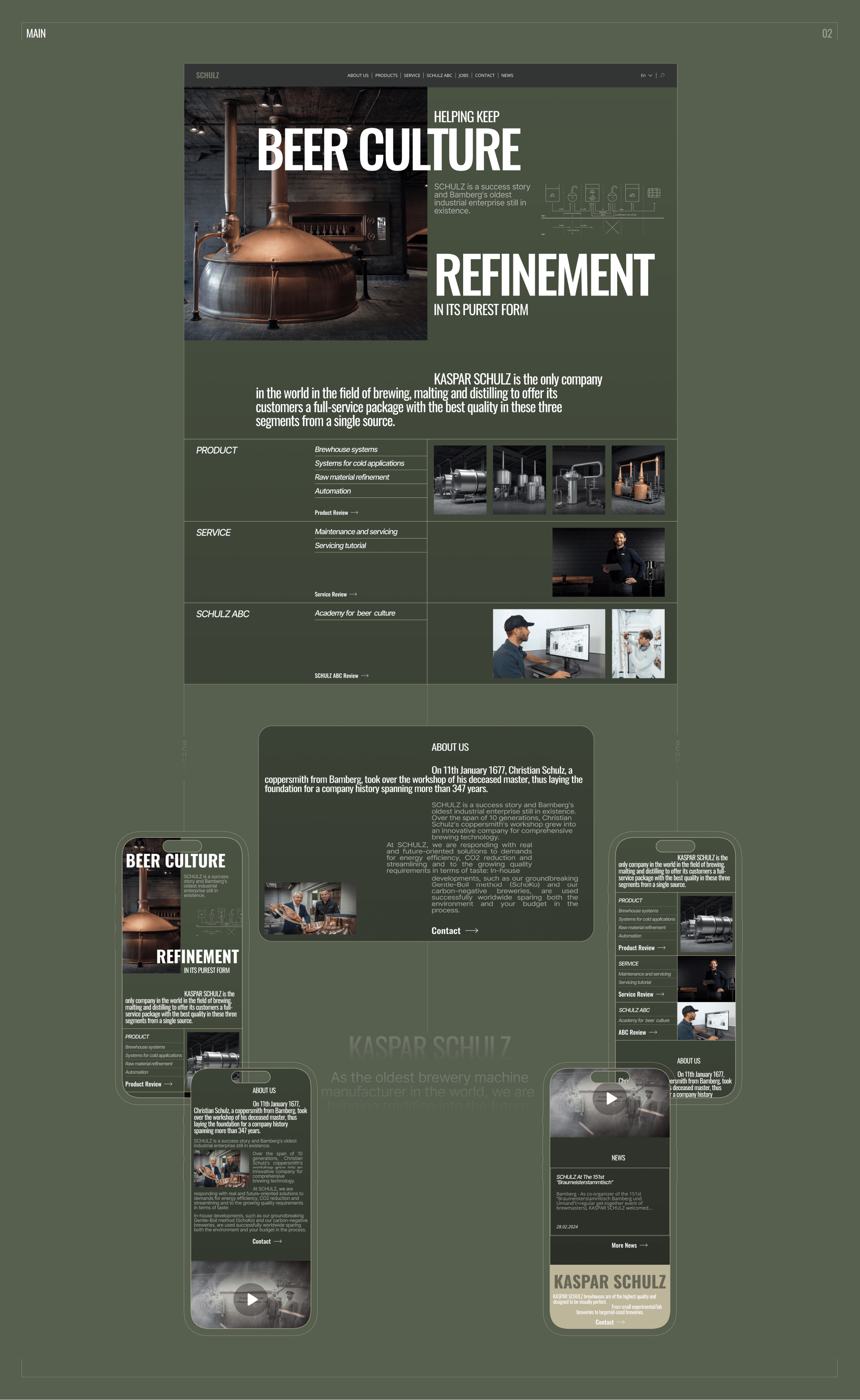 SCHULZ - ux/ui redesign concept — Изображение №3 — Интерфейсы, Брендинг на Dprofile