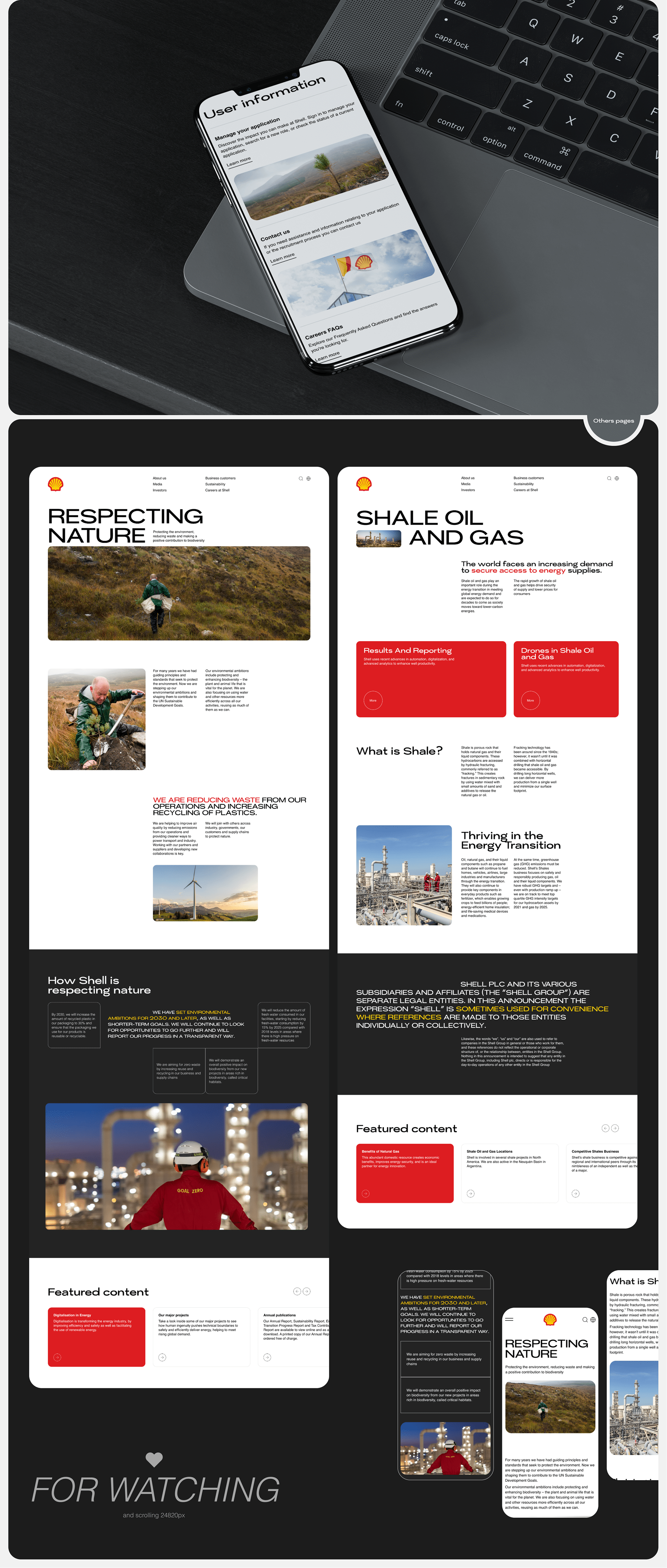 Shell | Corporate website — Изображение №8 — Брендинг, Интерфейсы на Dprofile