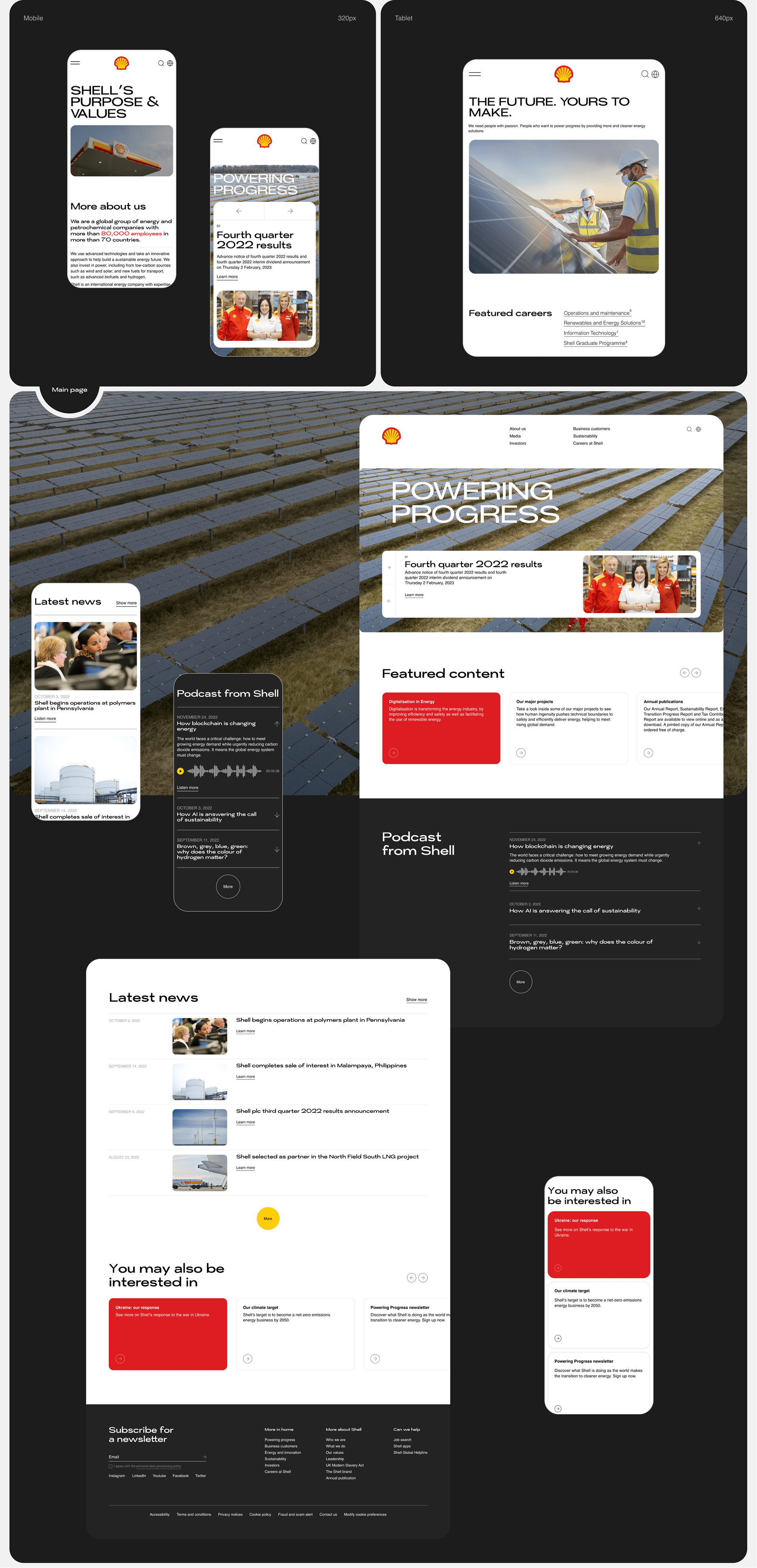 Shell | Corporate website — Изображение №2 — Брендинг, Интерфейсы на Dprofile