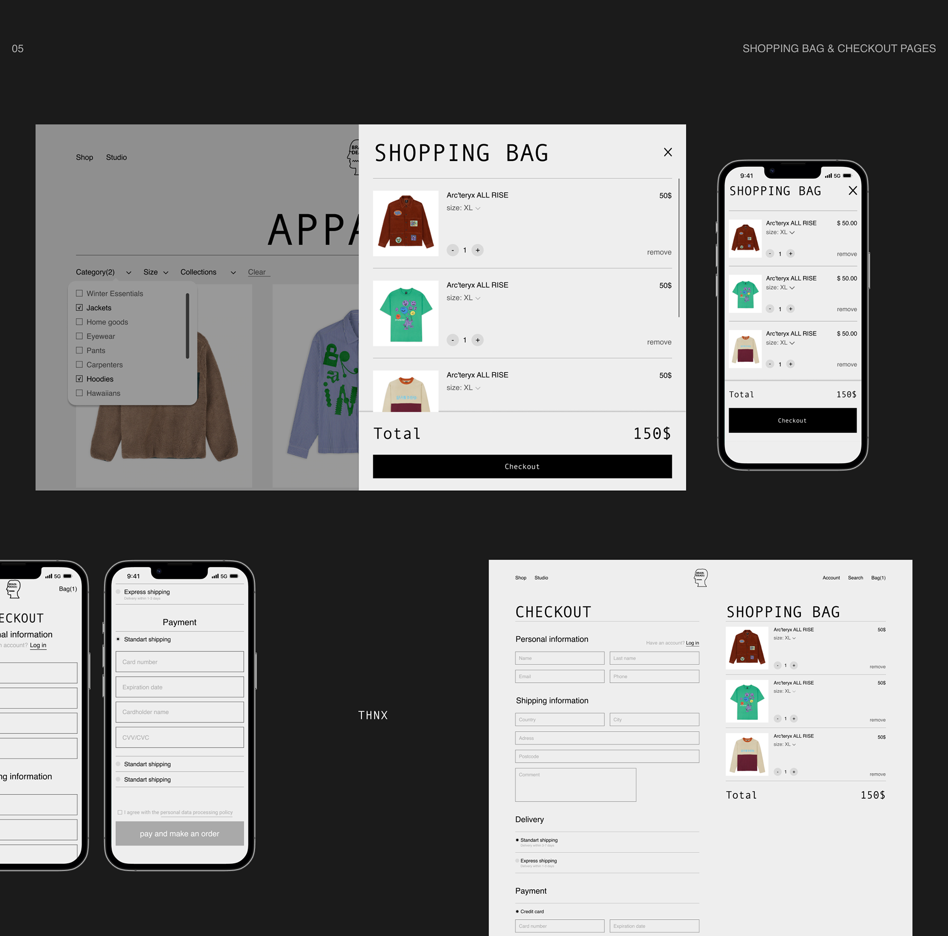 Brain Dead | E-commerce redesign — Изображение №12 — Брендинг, Интерфейсы на Dprofile