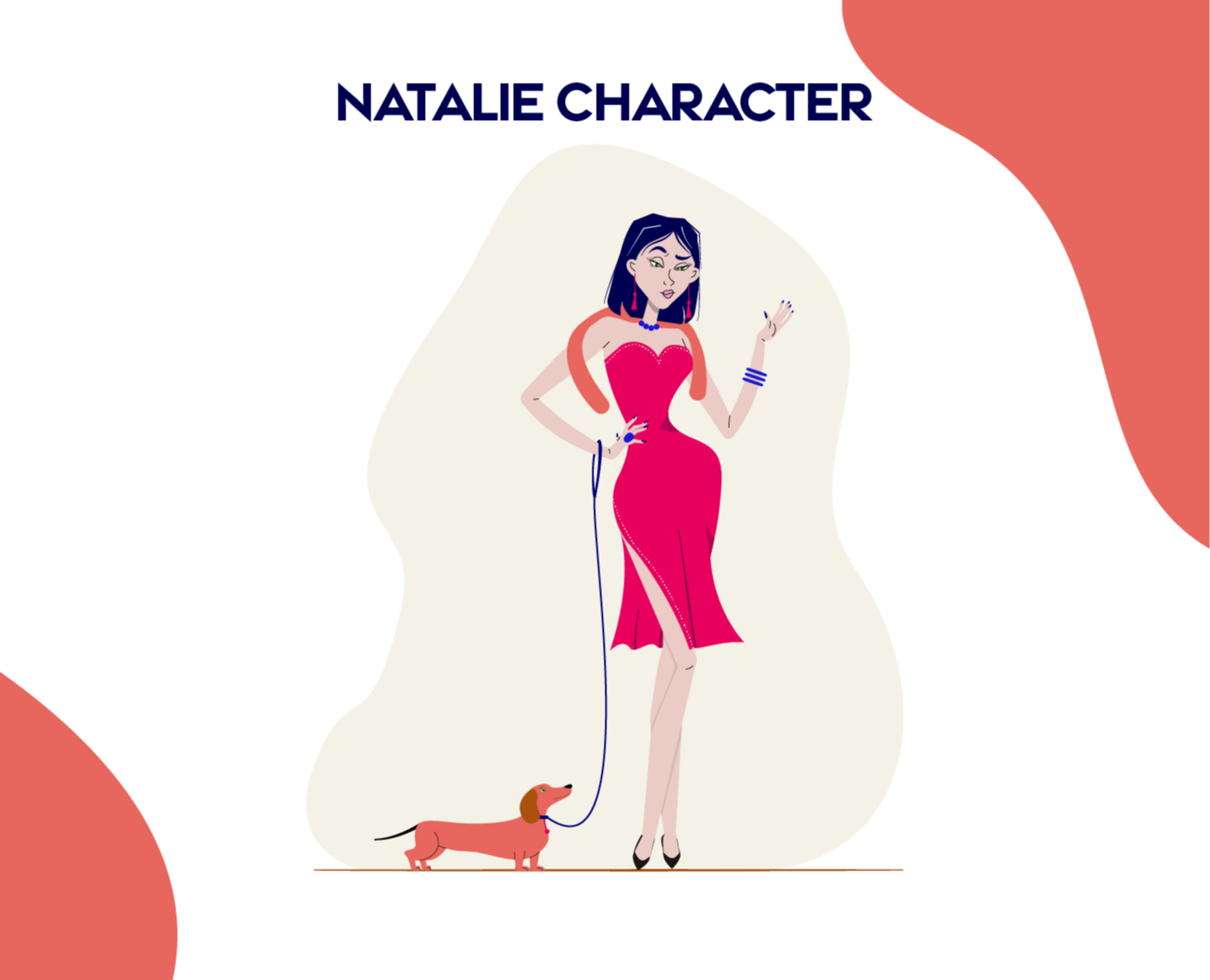 Natalie character — Иллюстрация на Dprofile