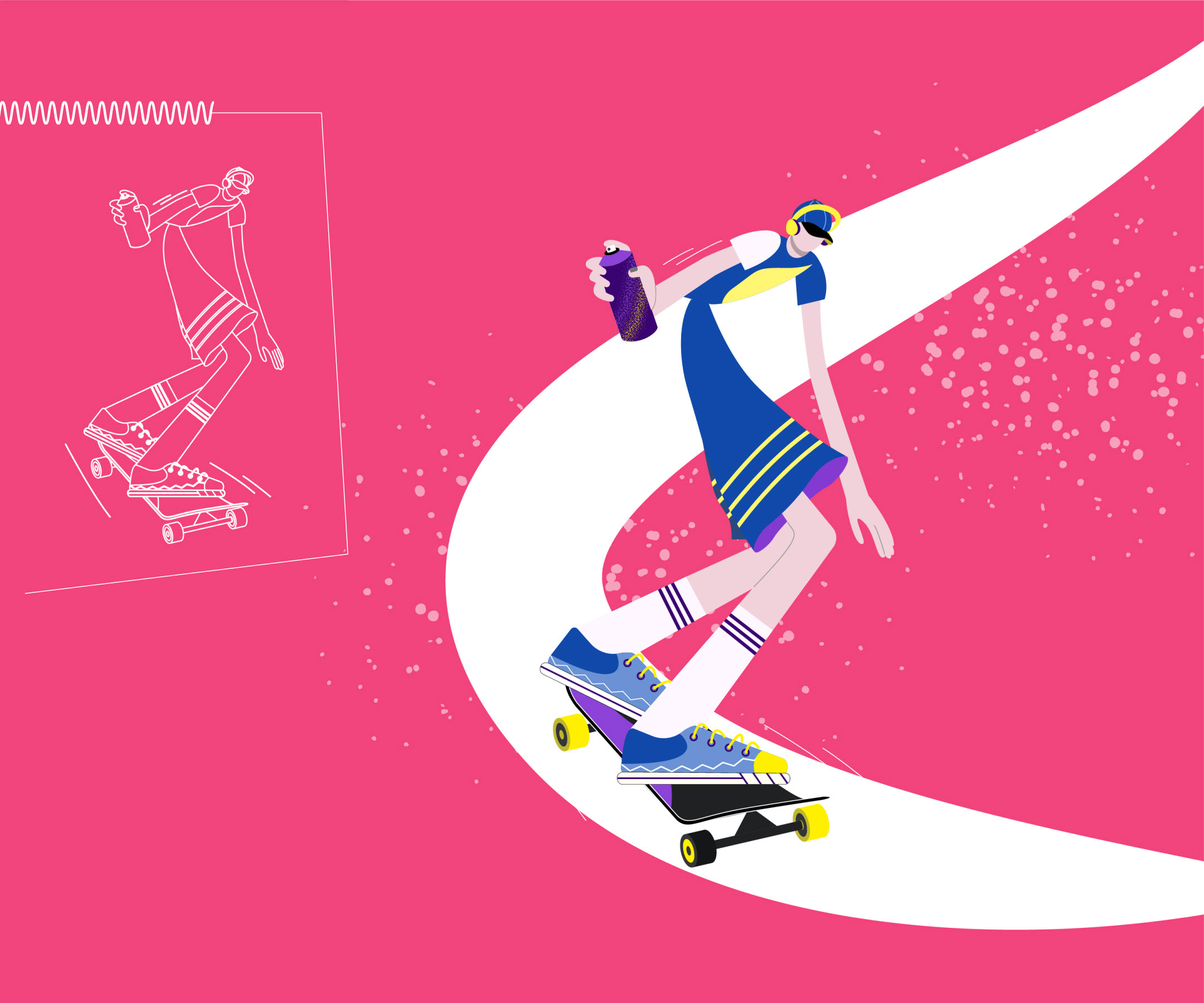 SneakerArt: Window Advertising for Summer Sale — Изображение №5 — Иллюстрация на Dprofile