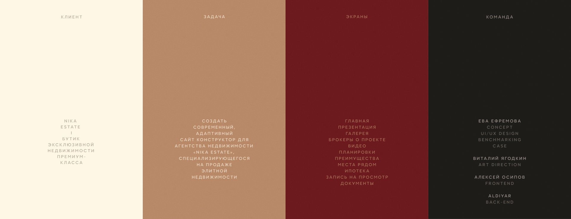 Nika Estate | Конструктор лендингов для ЖК — Изображение №2 — Интерфейсы на Dprofile