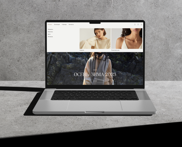 VLADISLAVA | Fashion e-commerce — Интерфейсы, Анимация на Dprofile