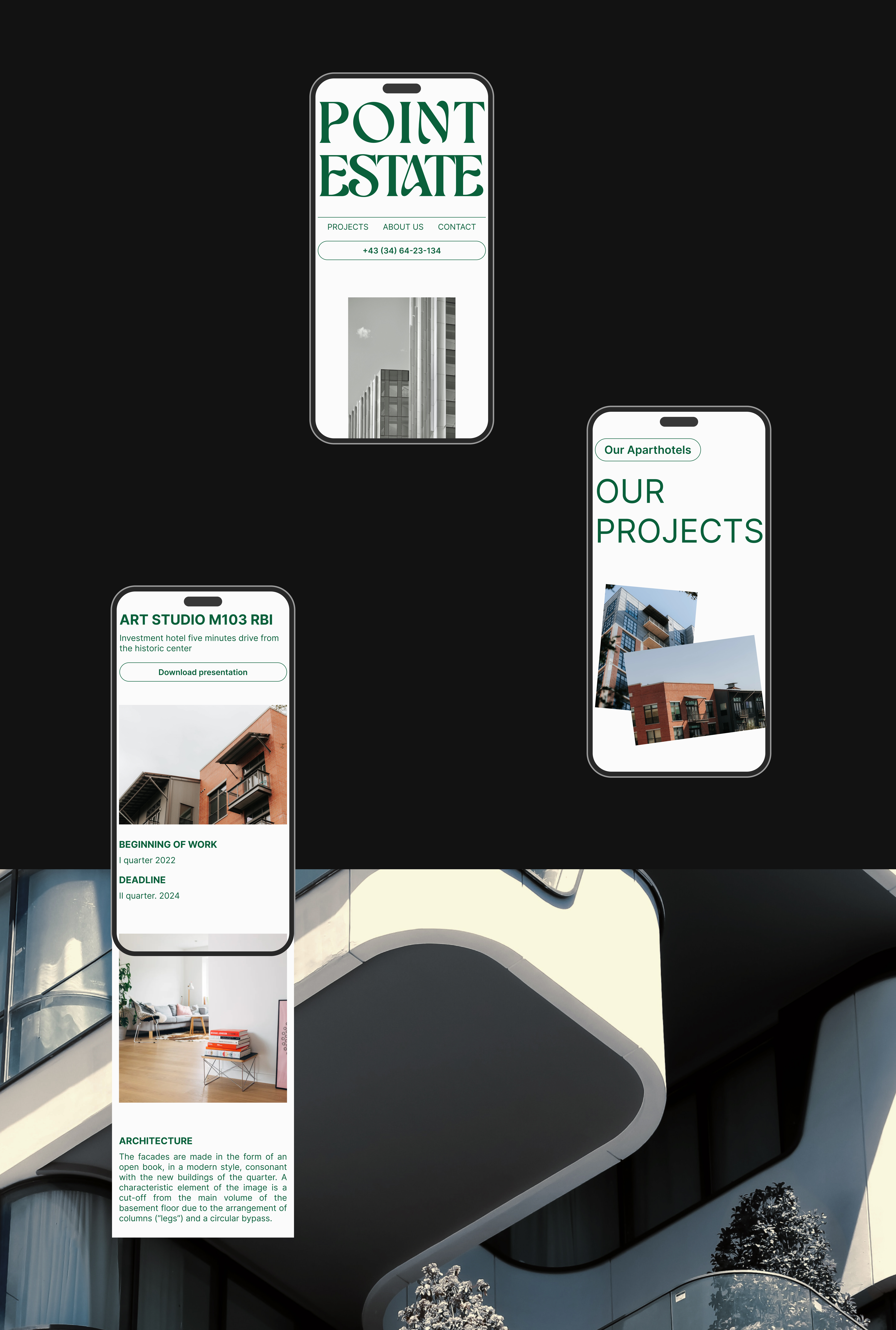 POINT ESTATE — Изображение №2 — Интерфейсы на Dprofile