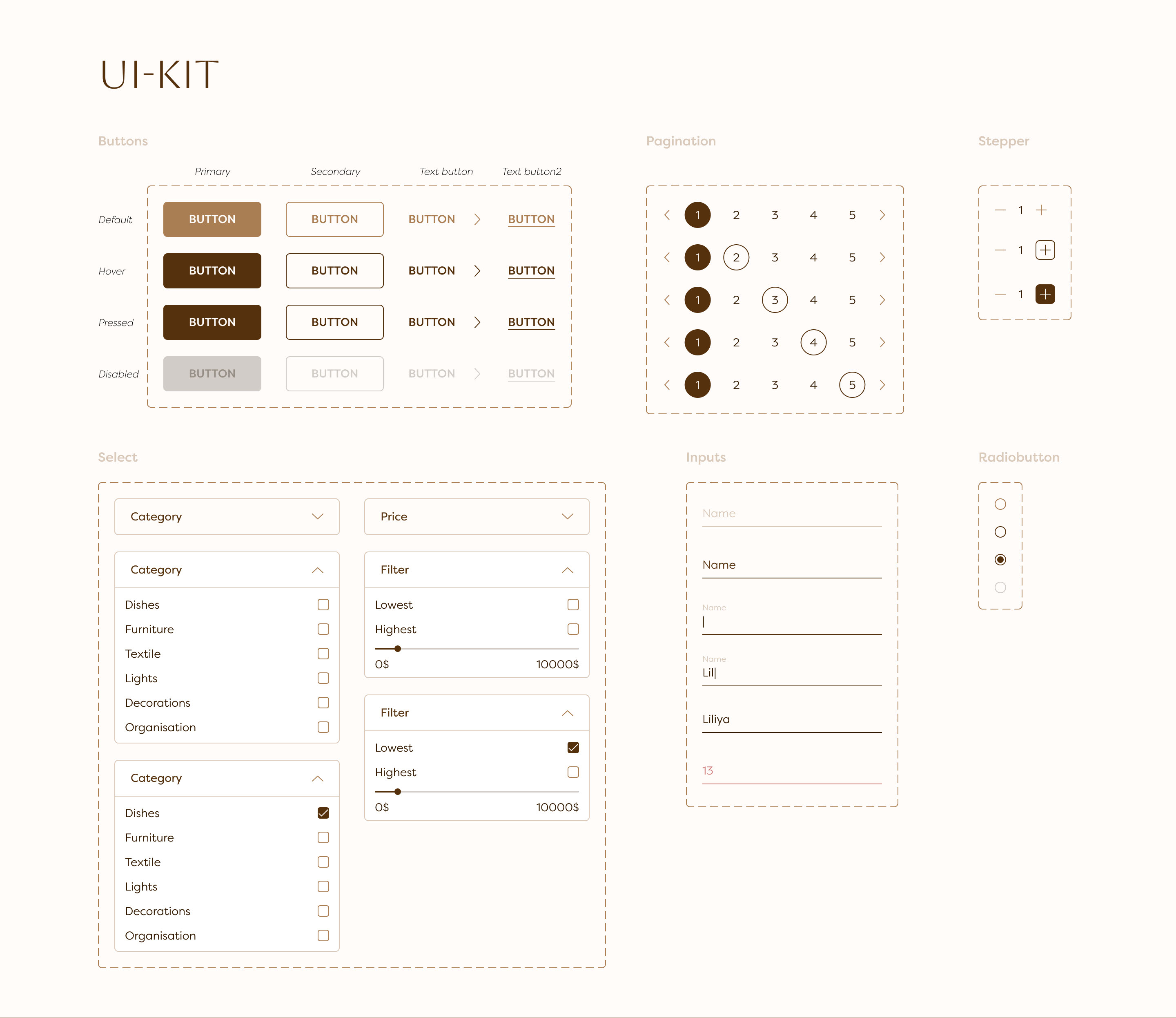 Home Goods Store | HOMELAND | E-commerce | UX/UI Design — Изображение №8 — Интерфейсы, Анимация на Dprofile