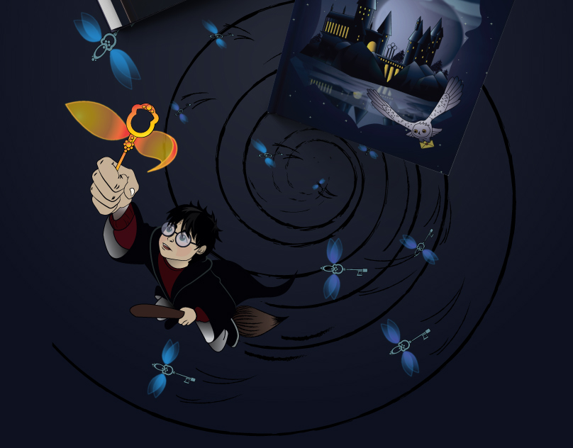 Иллюстрации для книги Гарри Поттер и философский камень — Изображение №3 — Иллюстрация, Графика на Dprofile