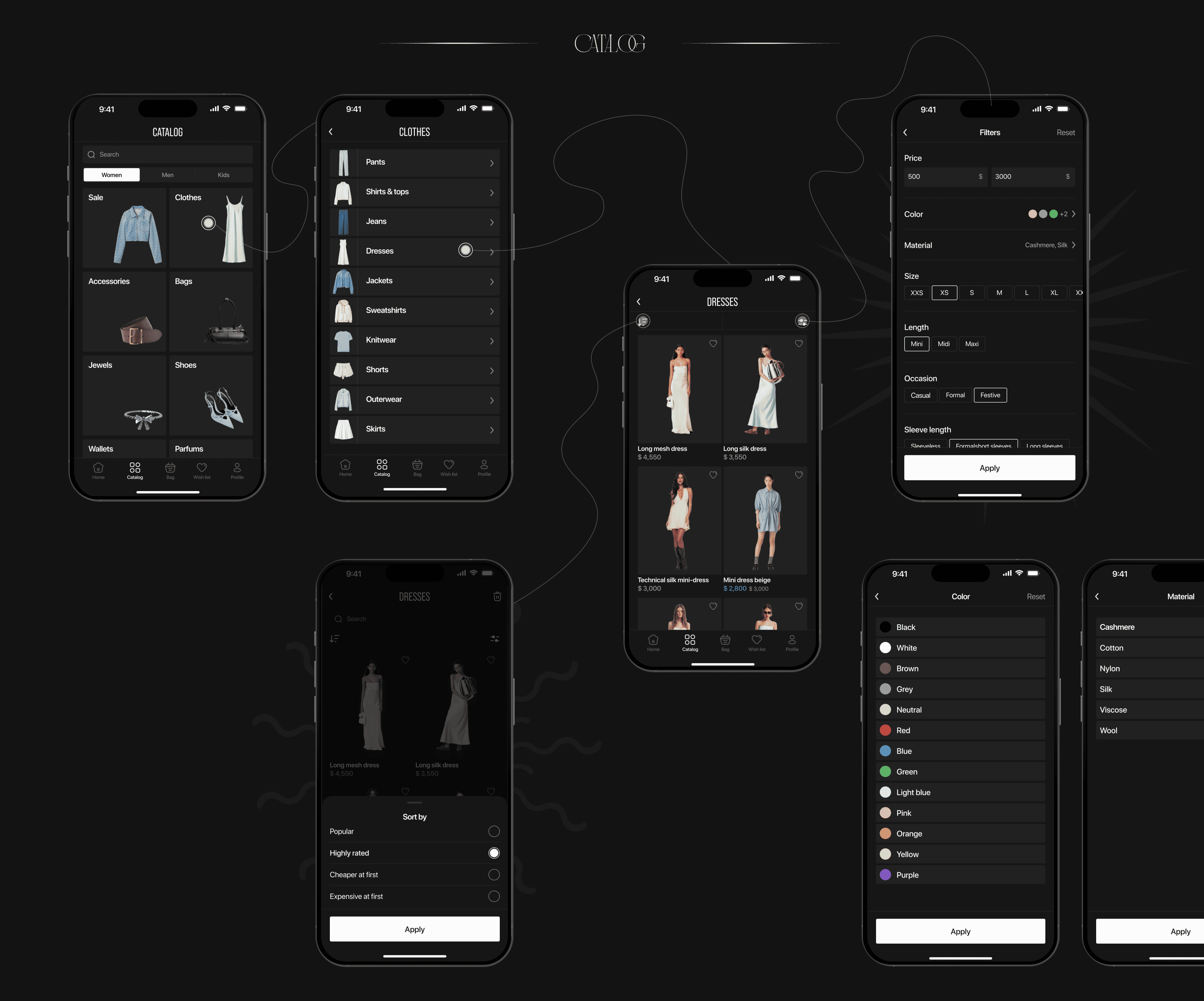CHAROITE |Мобильное приложение | Маркетплейс — Изображение №12 — Интерфейсы на Dprofile
