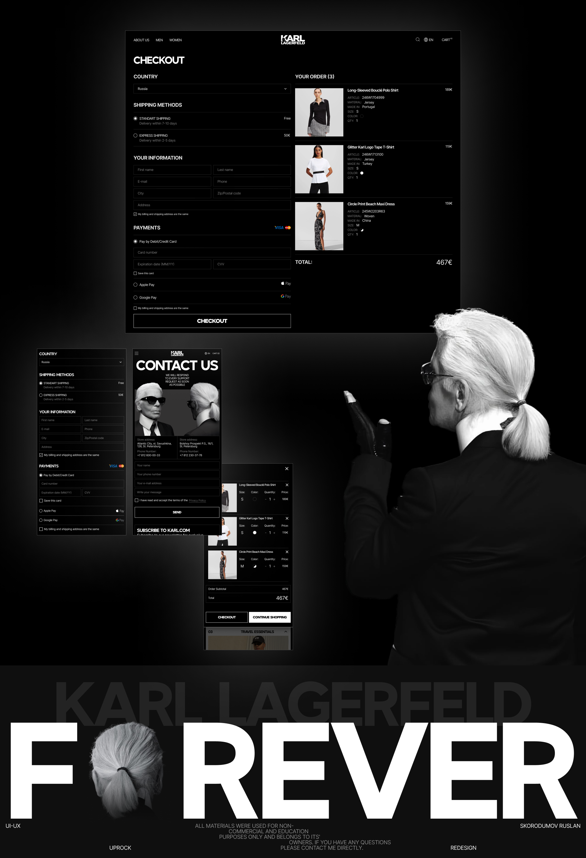 KARL LAGERFELD | E-commerce redesign — Изображение №11 — Интерфейсы на Dprofile