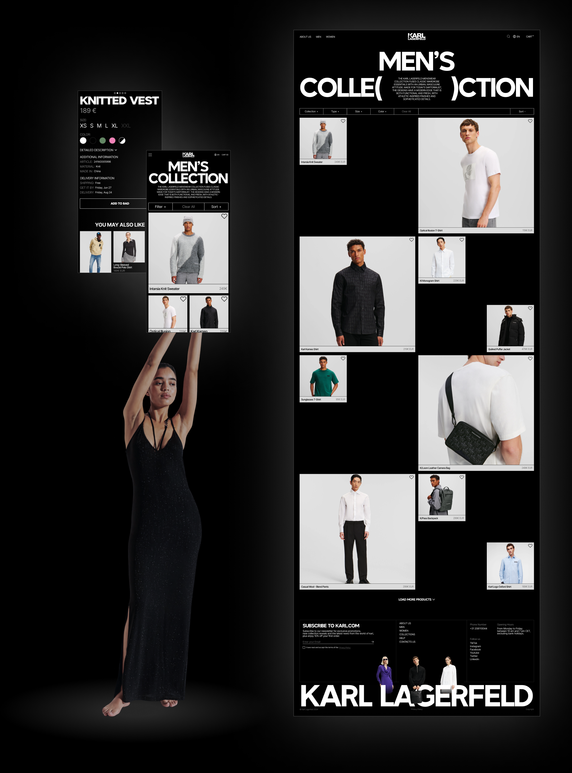 KARL LAGERFELD | E-commerce redesign — Изображение №6 — Интерфейсы на Dprofile