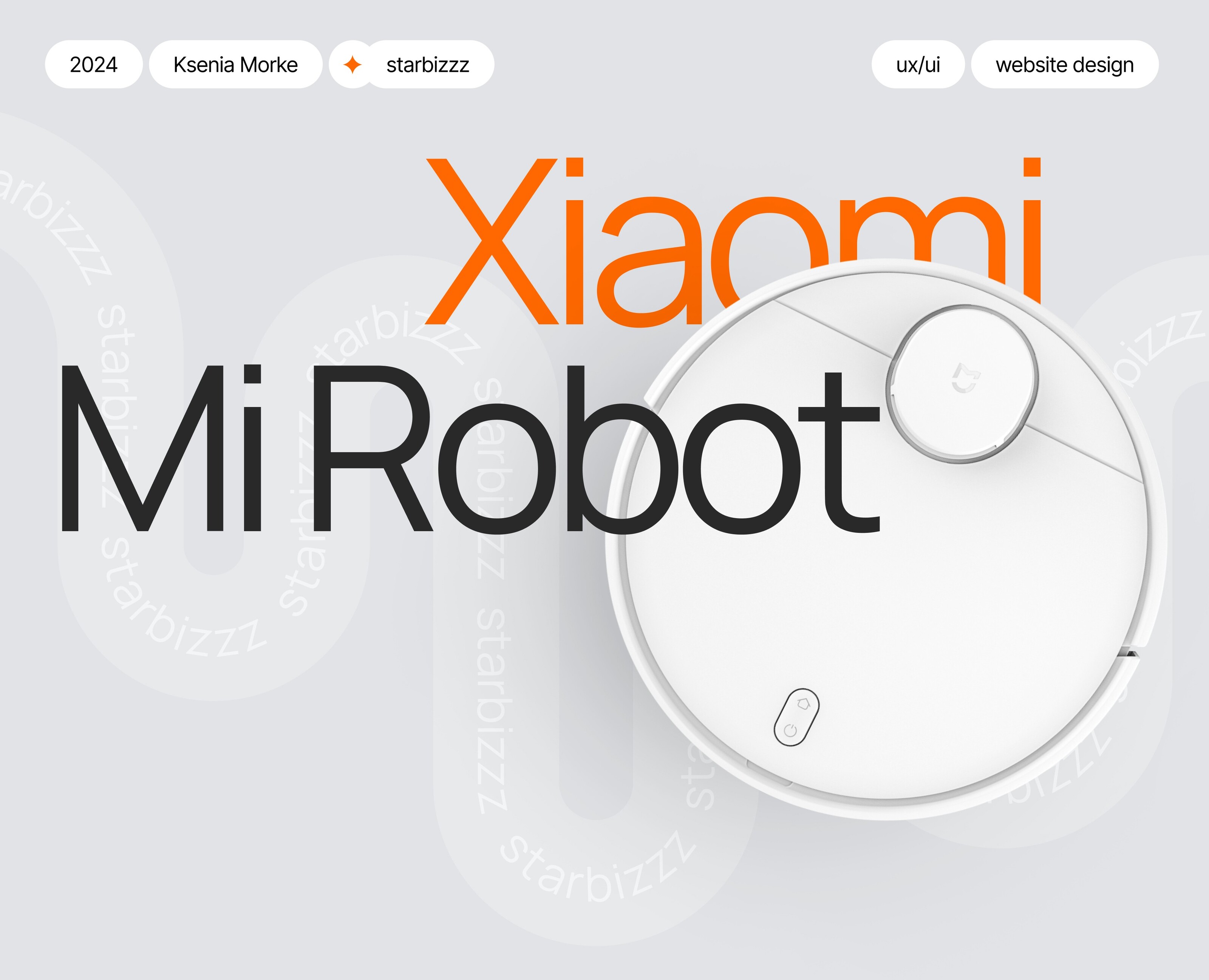 Mi Robot Promo Site | Одностраничный лендинг Mi Robot — Интерфейсы, Анимация на Dprofile