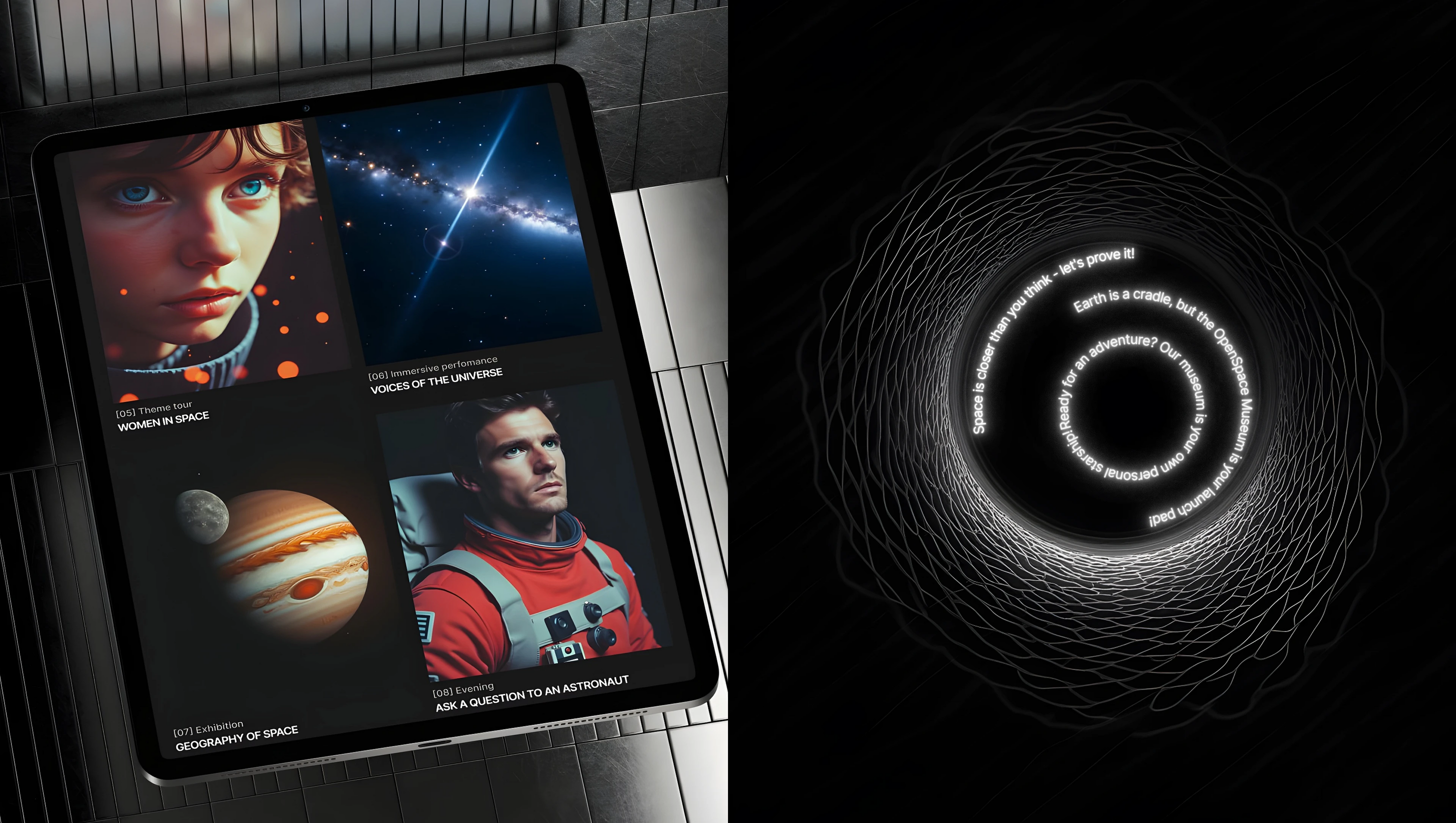 OpenSpace — Museum of Cosmonautics — Изображение №6 — Интерфейсы, Графика на Dprofile