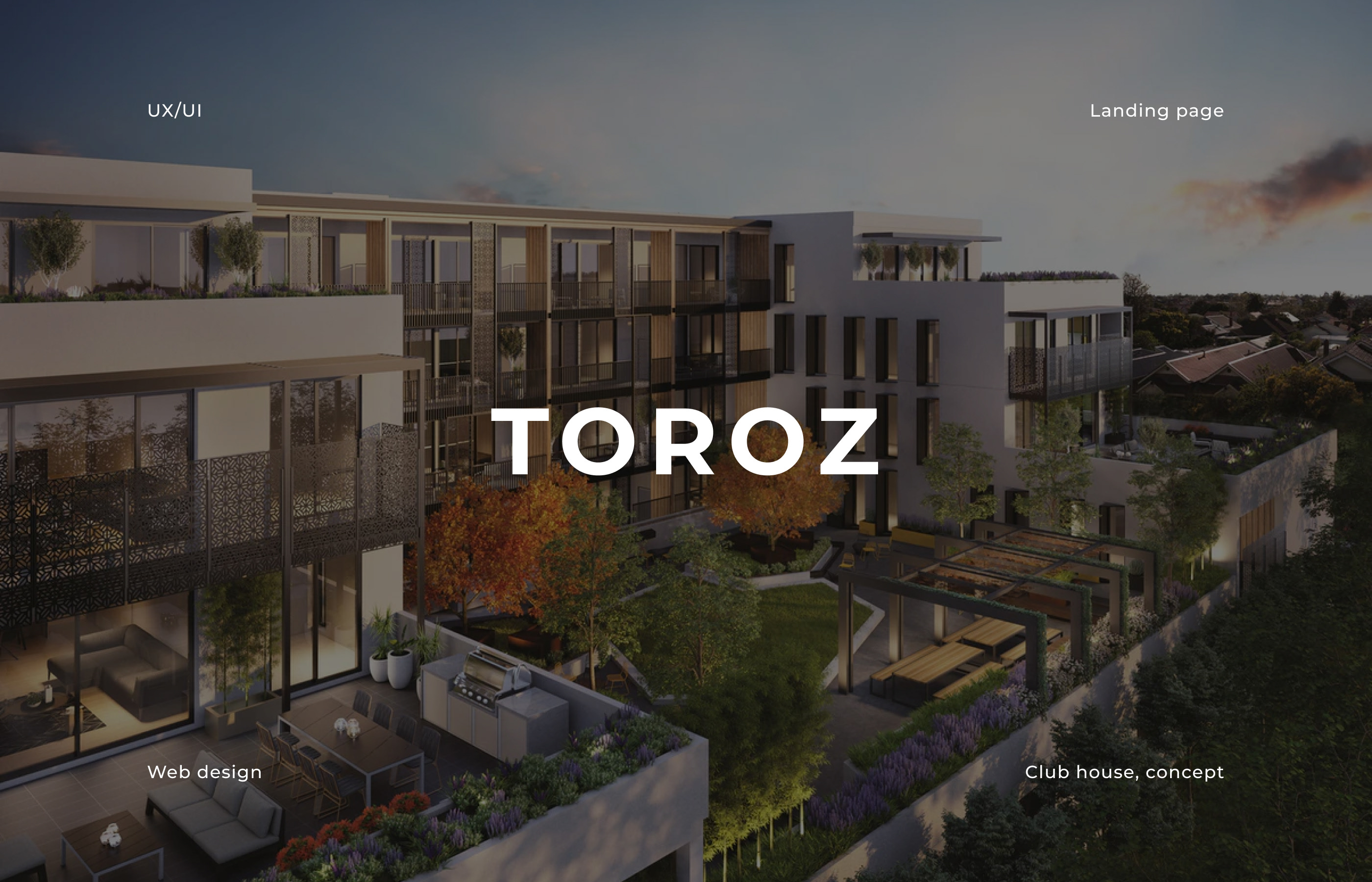 Landing page — concept house — Изображение №1 — Графика, Интерфейсы на Dprofile