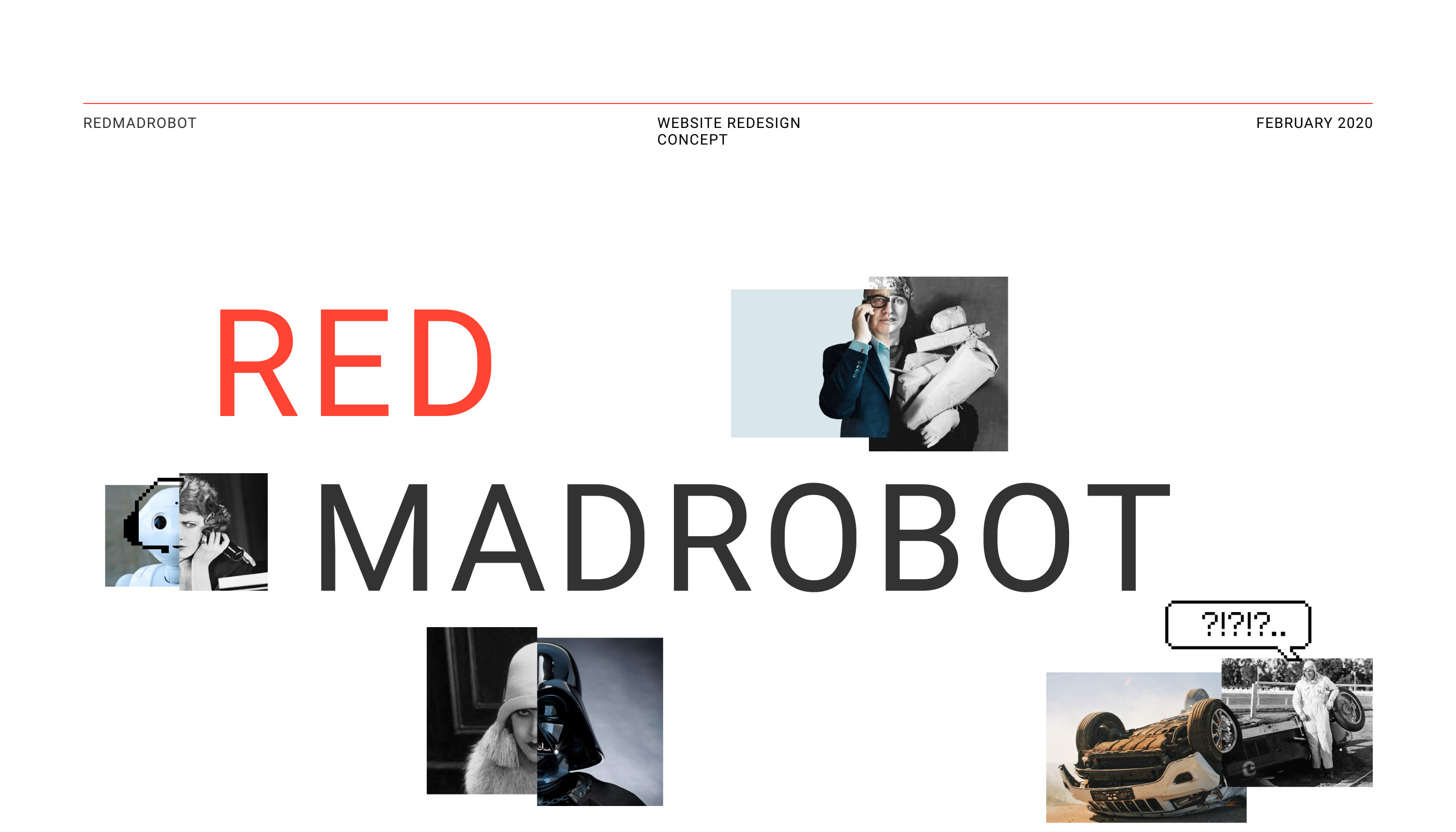 Redmadrobot — redesign concept — Изображение №1 — Графика, Интерфейсы на Dprofile