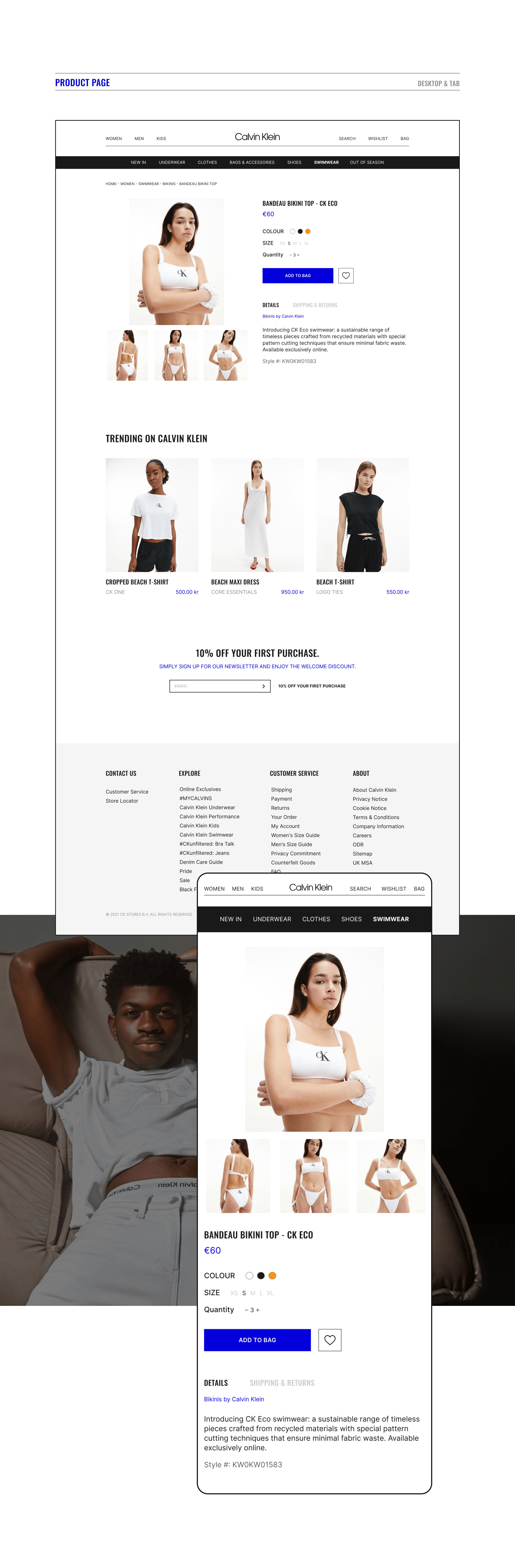 Calvin Klein — redesign, concept — Изображение №9 — Графика, Интерфейсы на Dprofile