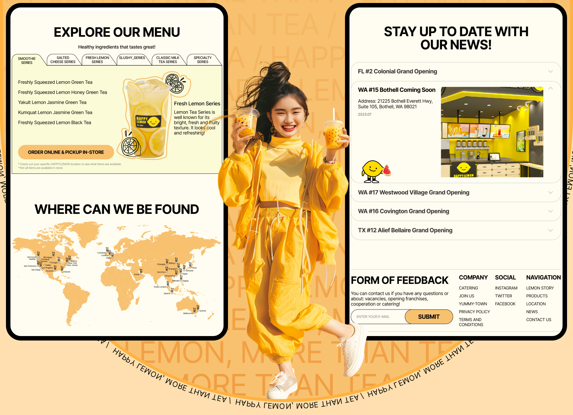 HAPPY LEMON | LANDING PAGE | REDESIGN — Изображение №6 — Интерфейсы на Dprofile