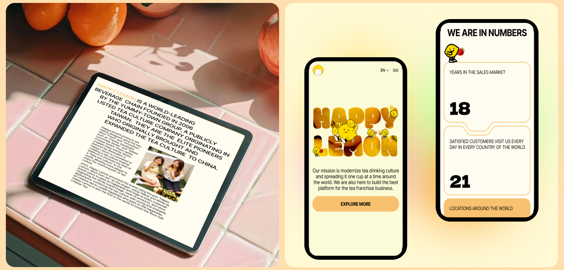HAPPY LEMON | LANDING PAGE | REDESIGN — Изображение №7 — Интерфейсы на Dprofile