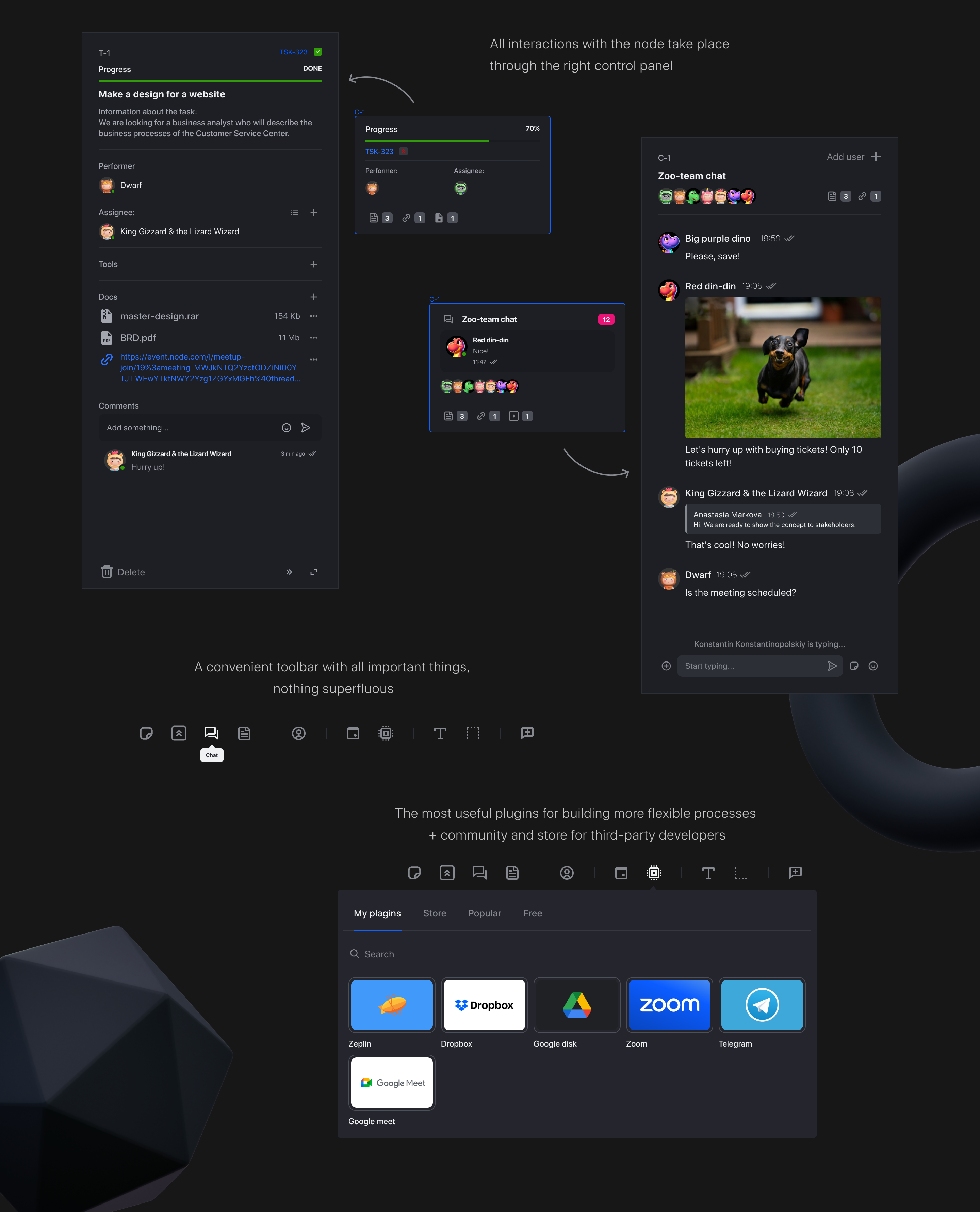 NODES — Изображение №6 — Интерфейсы на Dprofile