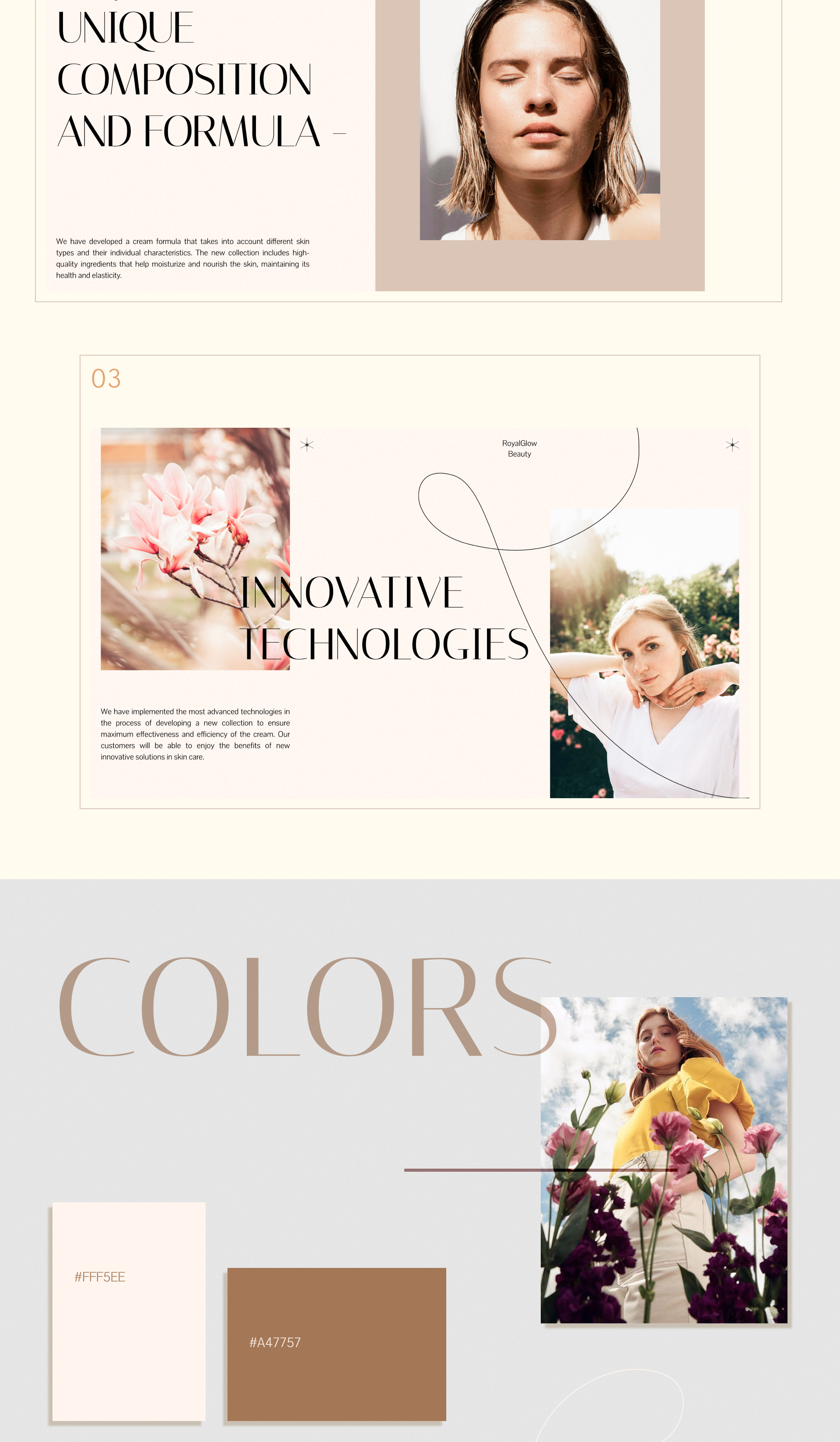 Презентация для бренда косметики/ Presentation for the cosmetics brend — Изображение №3 — Брендинг, Иллюстрация на Dprofile