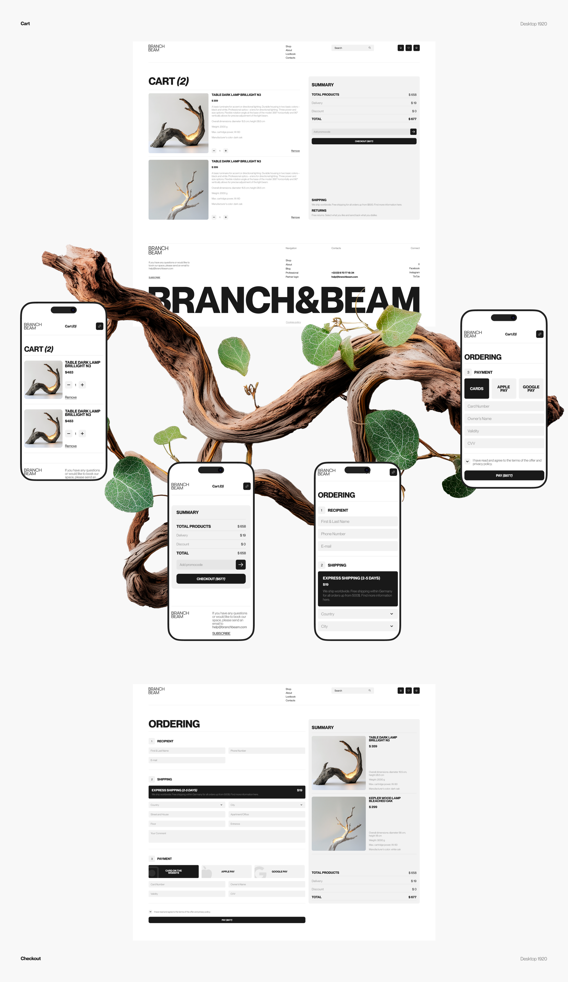 BRAMCH&BEAM | E-commerce — Изображение №9 — Интерфейсы на Dprofile