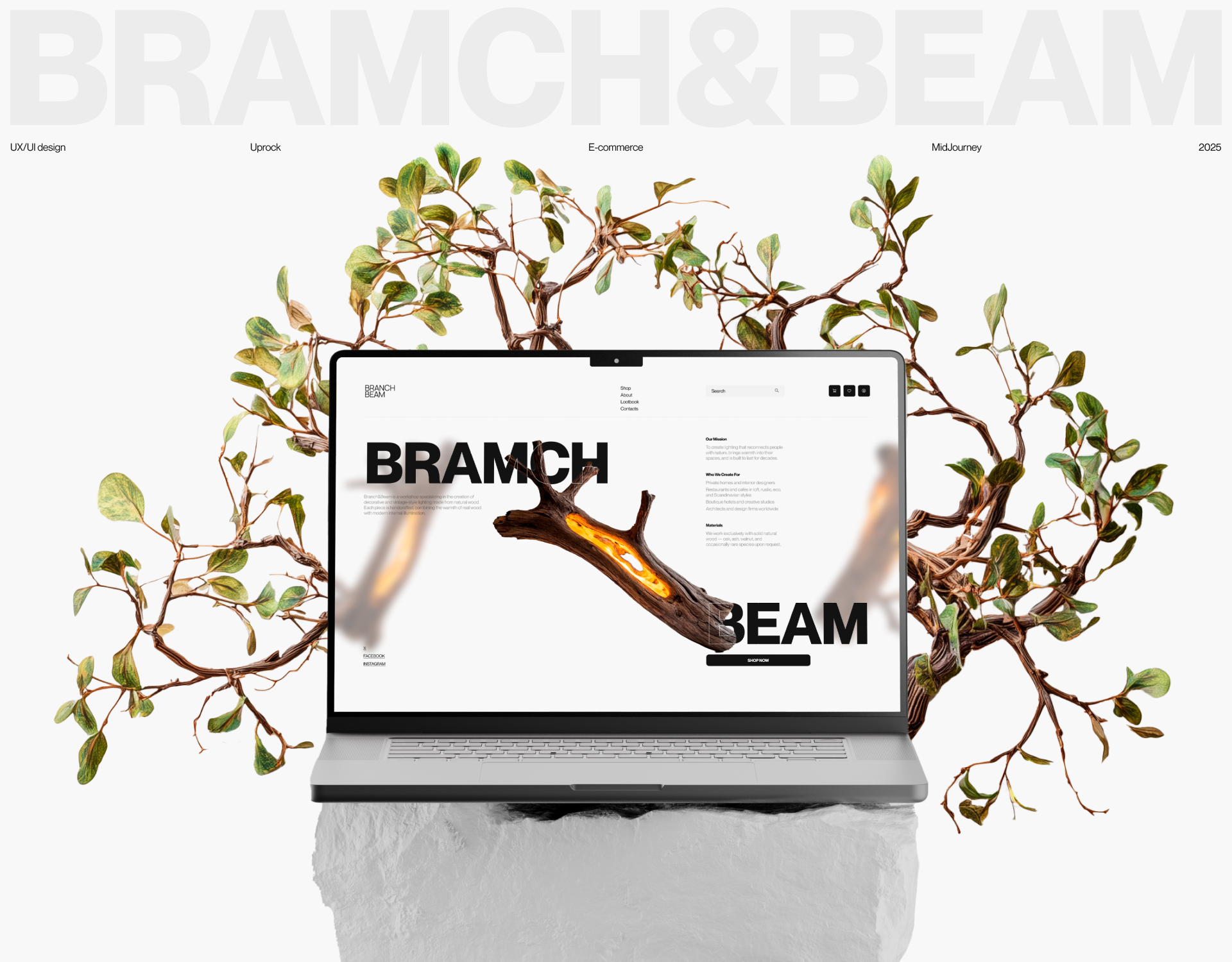 BRAMCH&BEAM | E-commerce — Изображение №1 — Интерфейсы на Dprofile