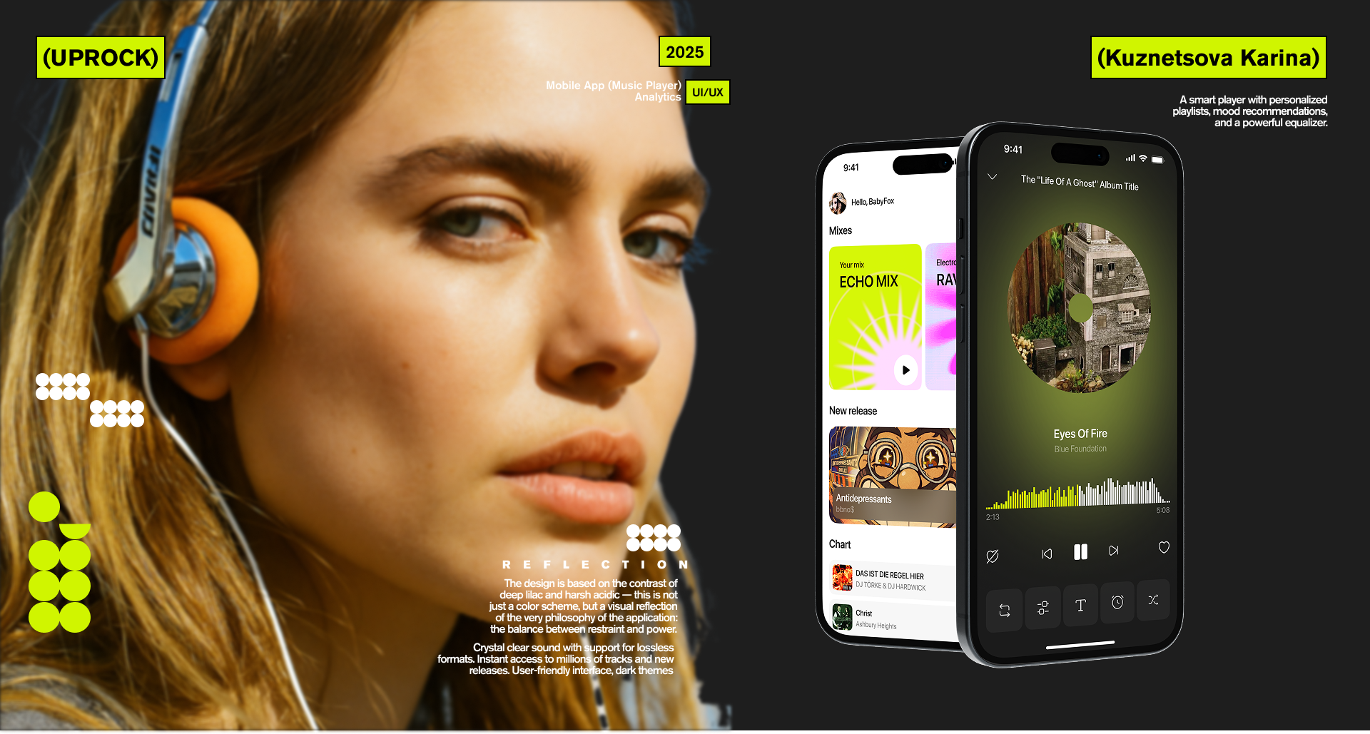 ECHO | Music app — Изображение №1 — Интерфейсы, Брендинг на Dprofile