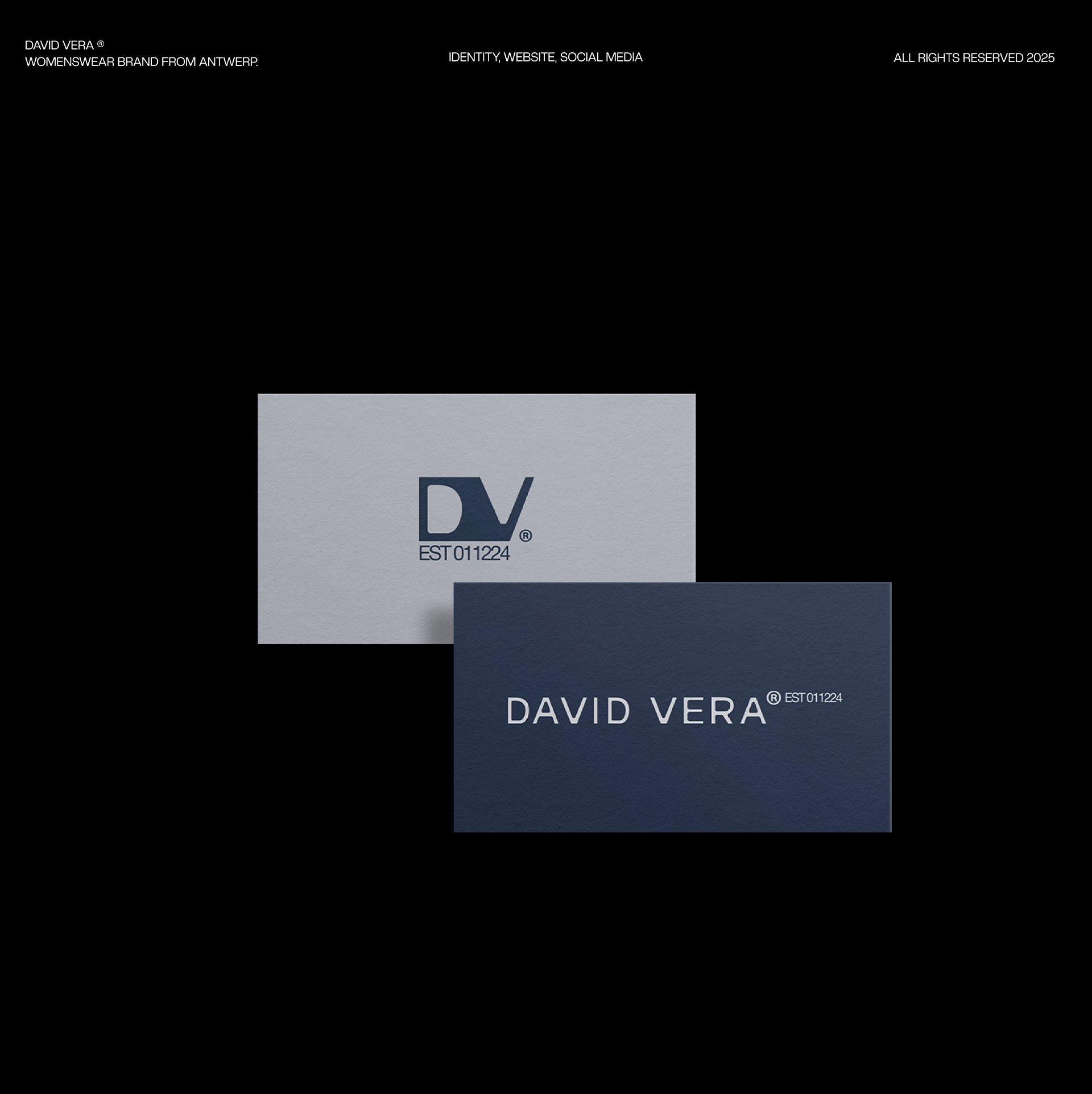 DAVID VERA® — Изображение №1 — Брендинг, Графика на Dprofile