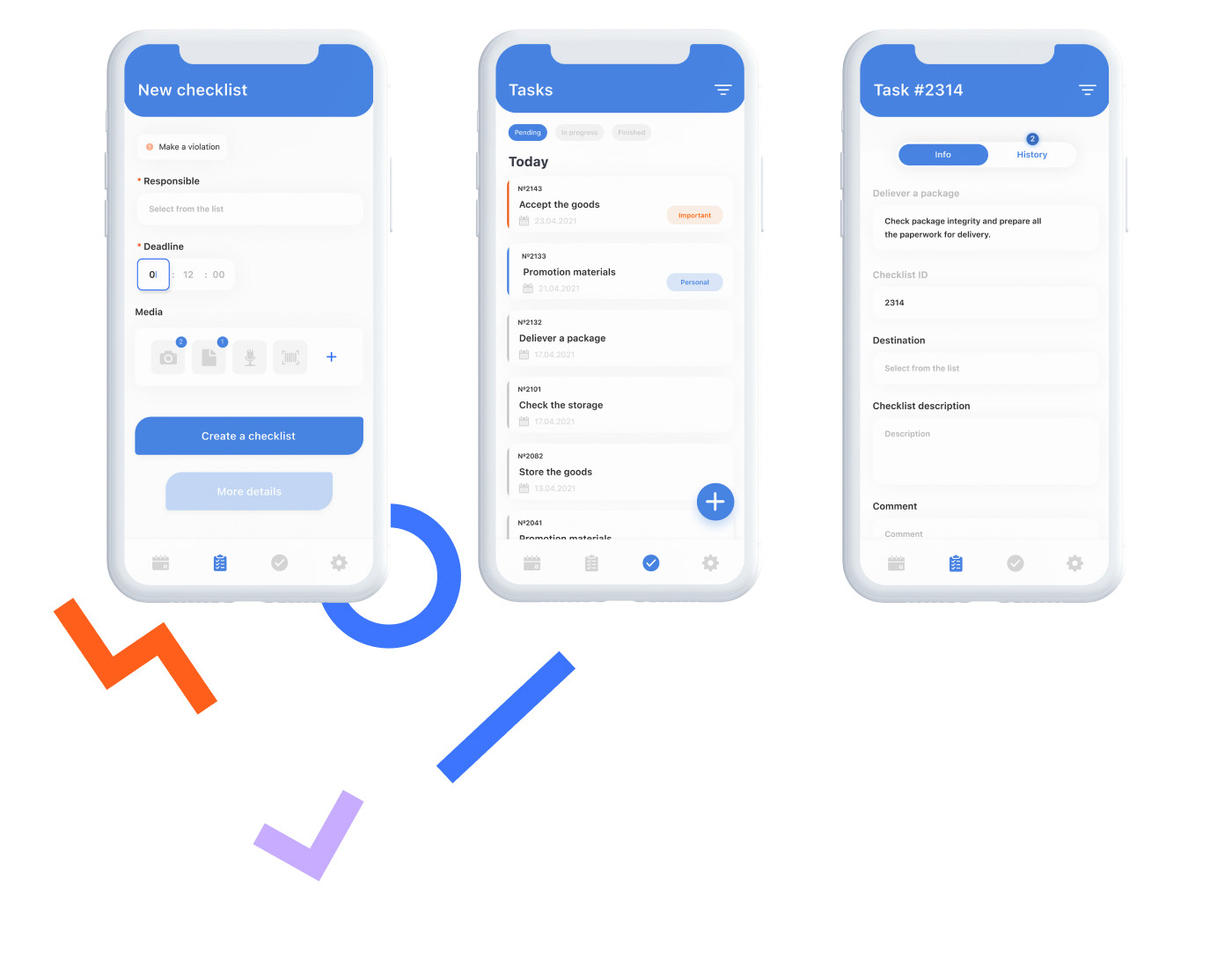 CHECKOFFICE / MOBILE APP — Изображение №6 — Интерфейсы, Анимация на Dprofile